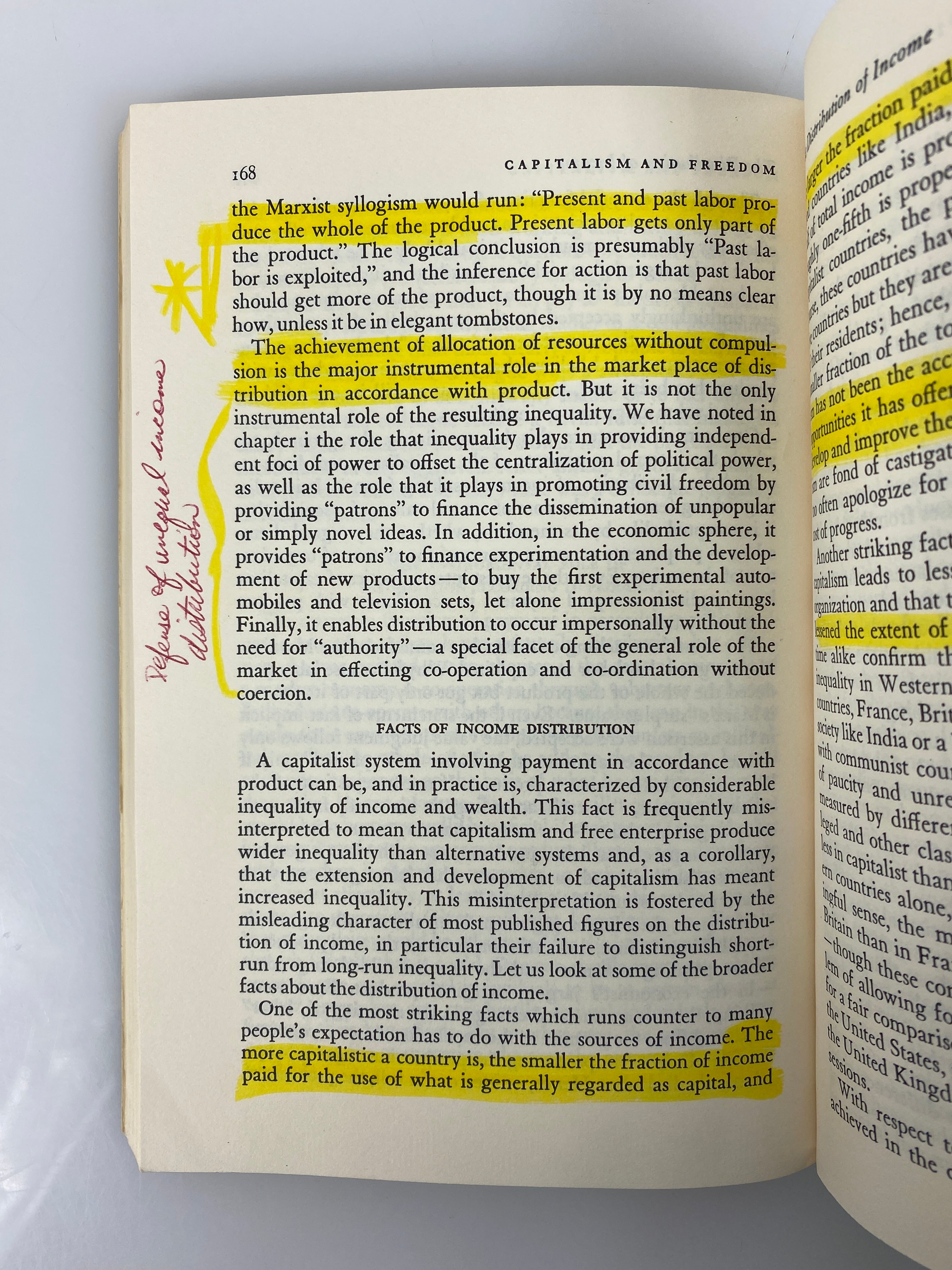 Capitalism & Freedom by Milton Friedman 1969 9th Impression SC