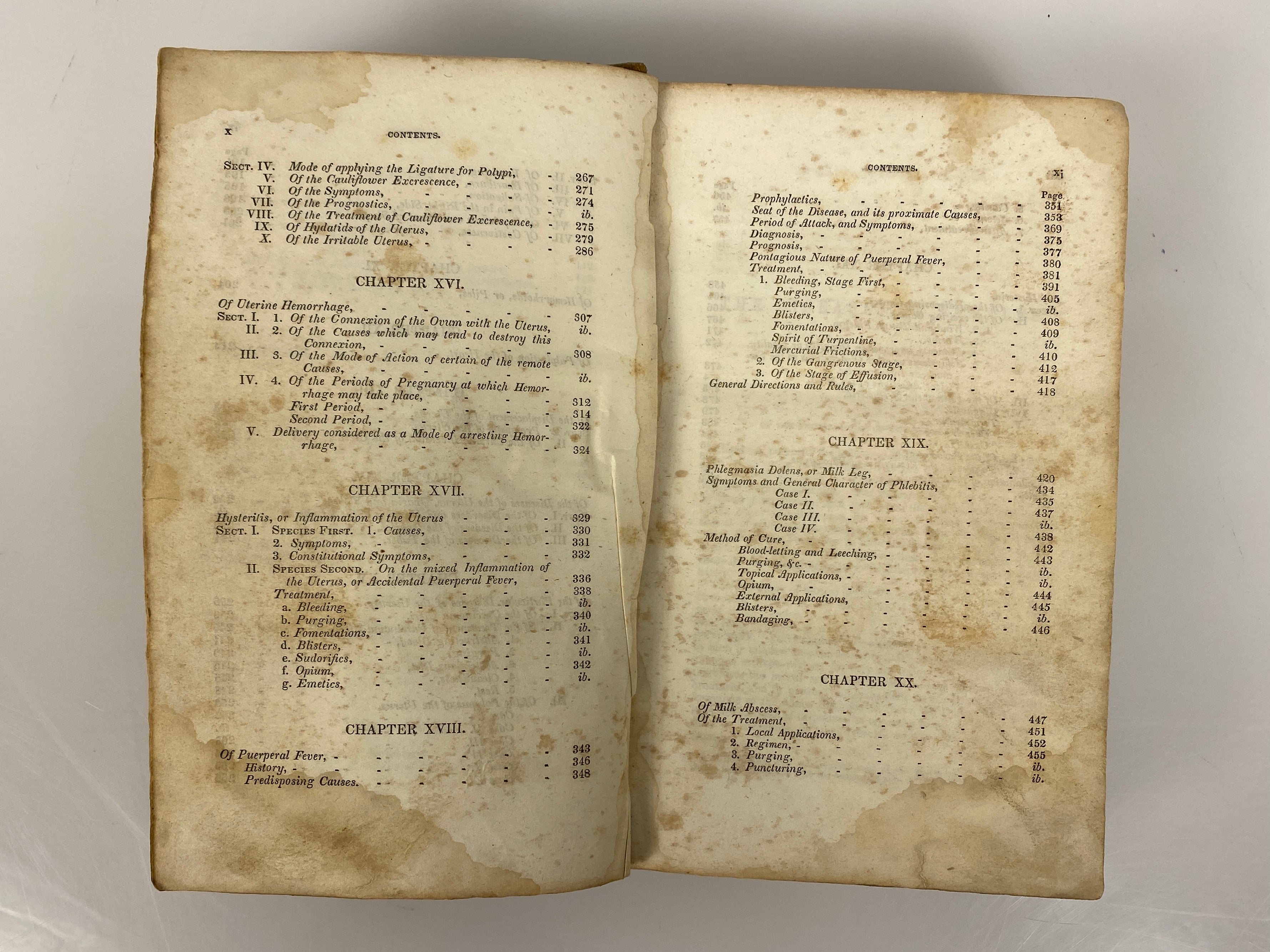 A Treatise on the Diseases of Females William DeWees 1843 Antique Leather Bound