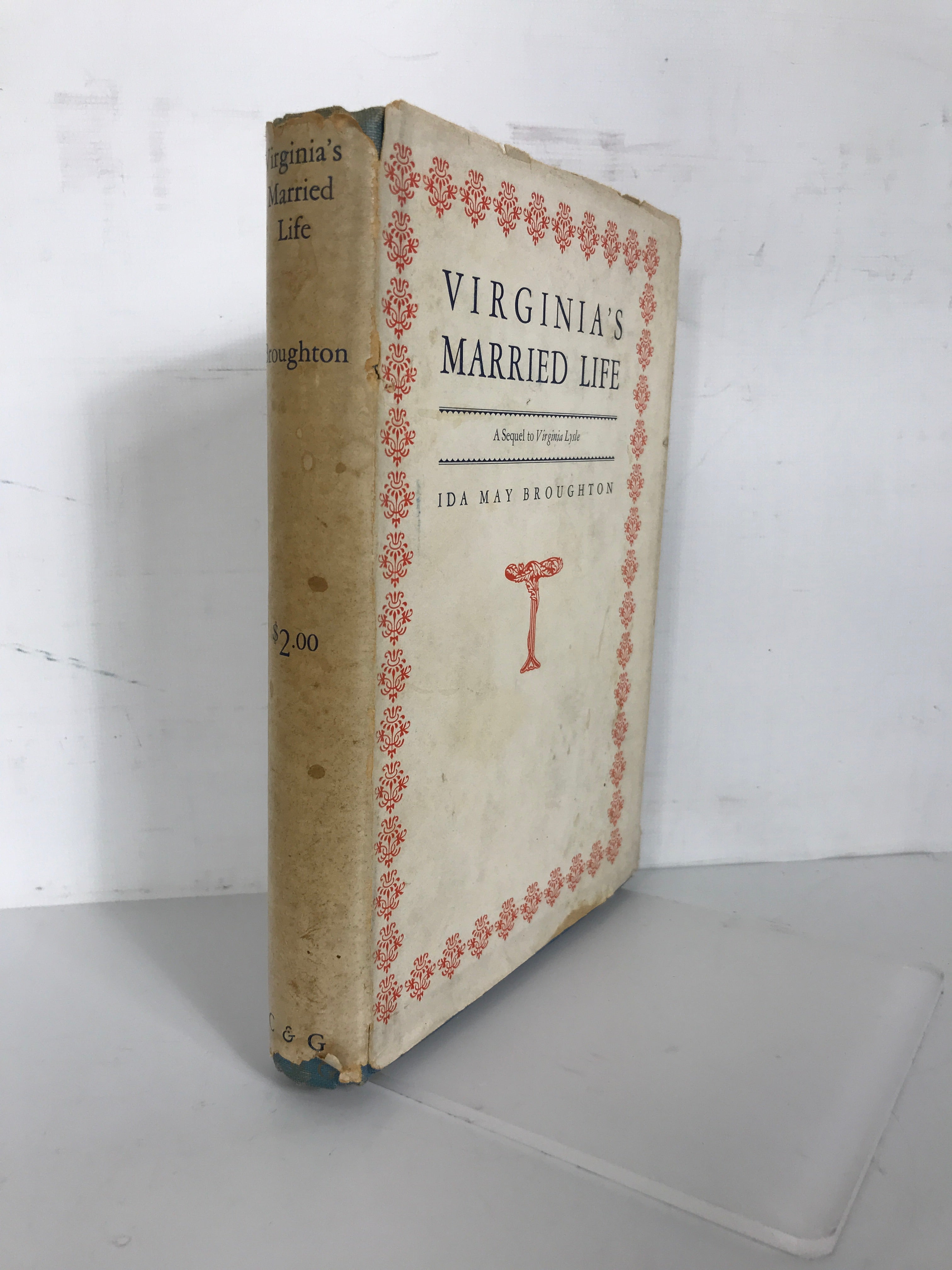 Virginia's Married Life Ida May Broughton Rare 1936 HCDJ