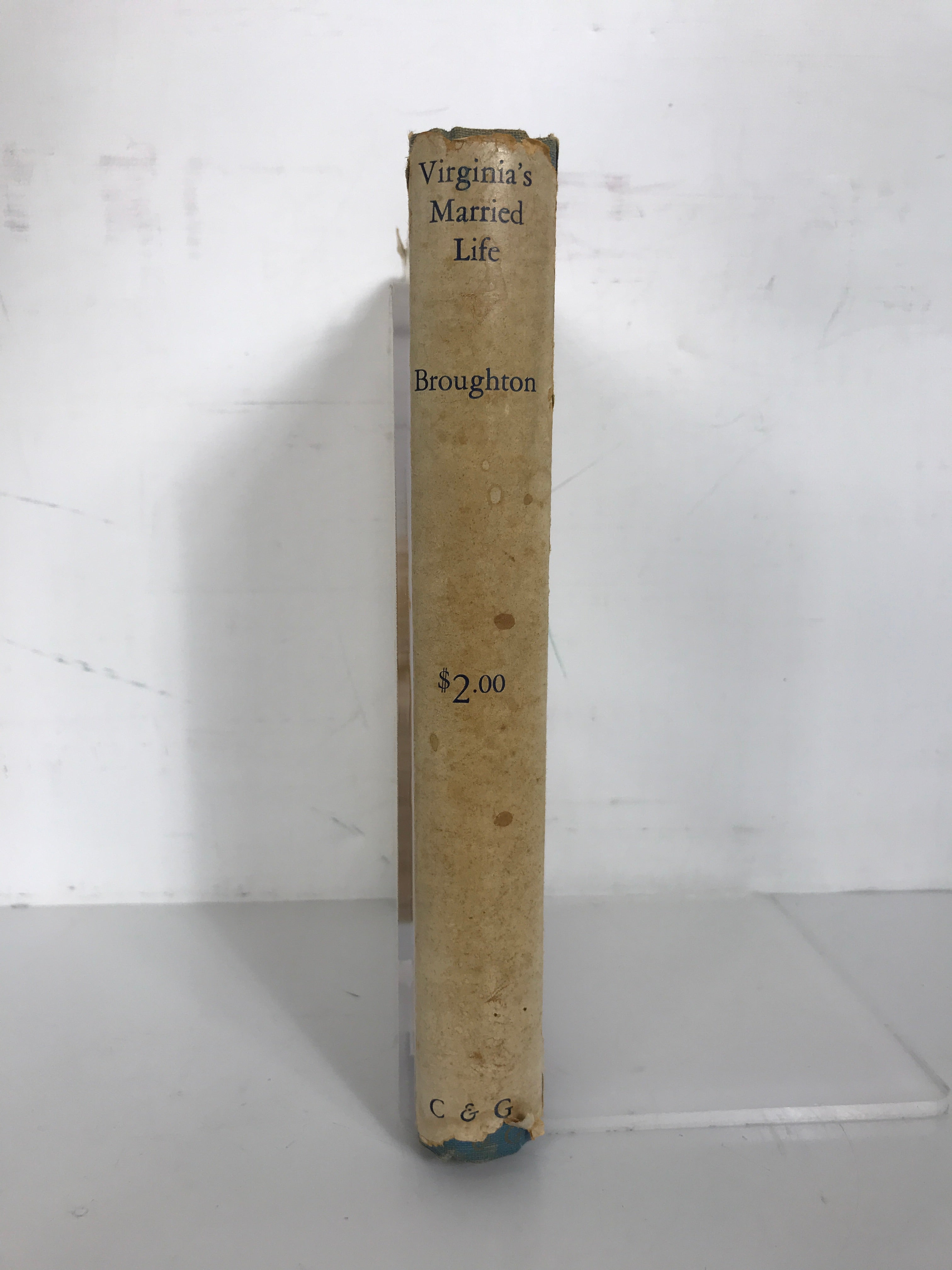 Virginia's Married Life Ida May Broughton Rare 1936 HCDJ