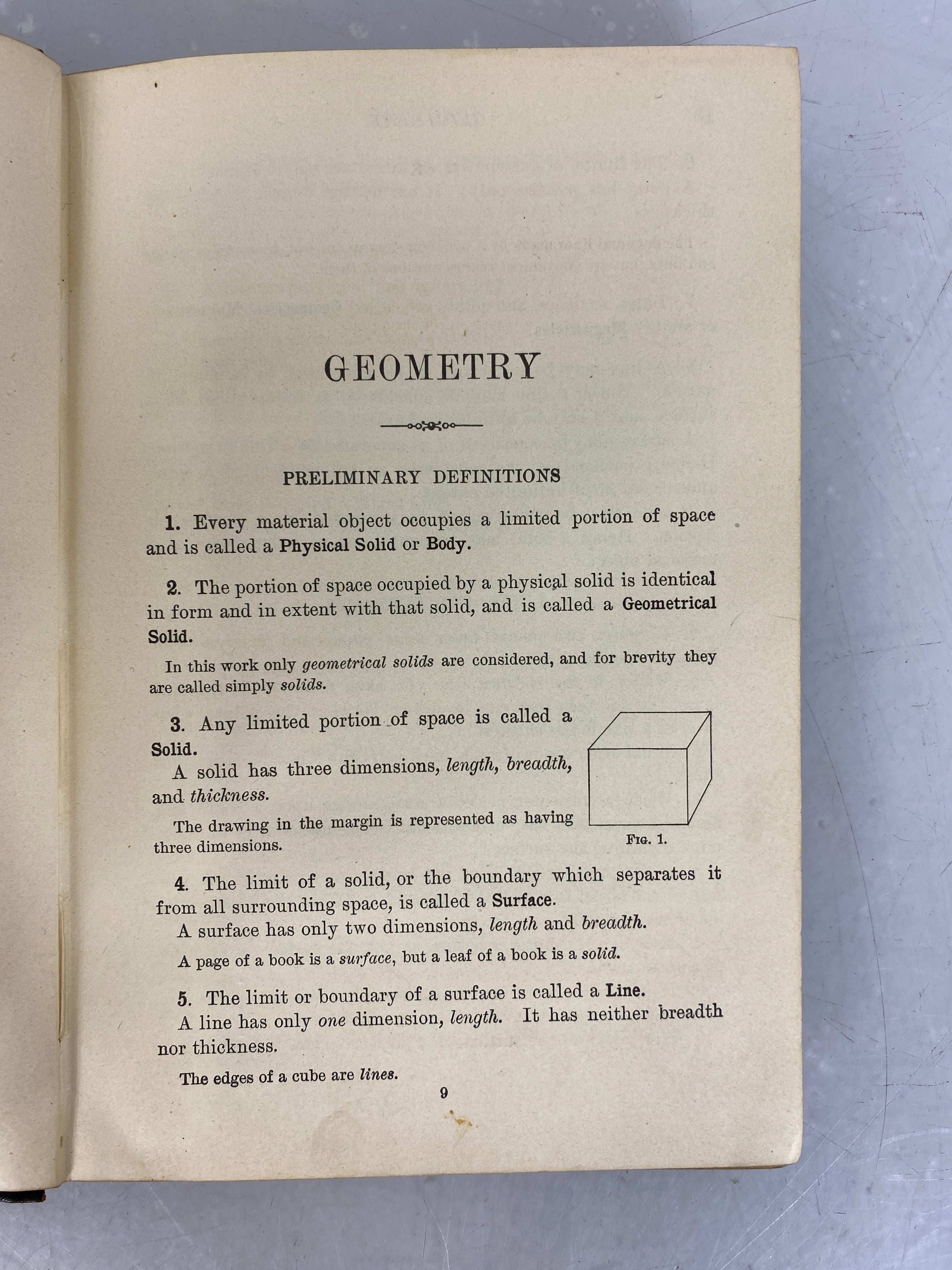 Plane Geometry by William J. Milne 1899 American Book Company HC