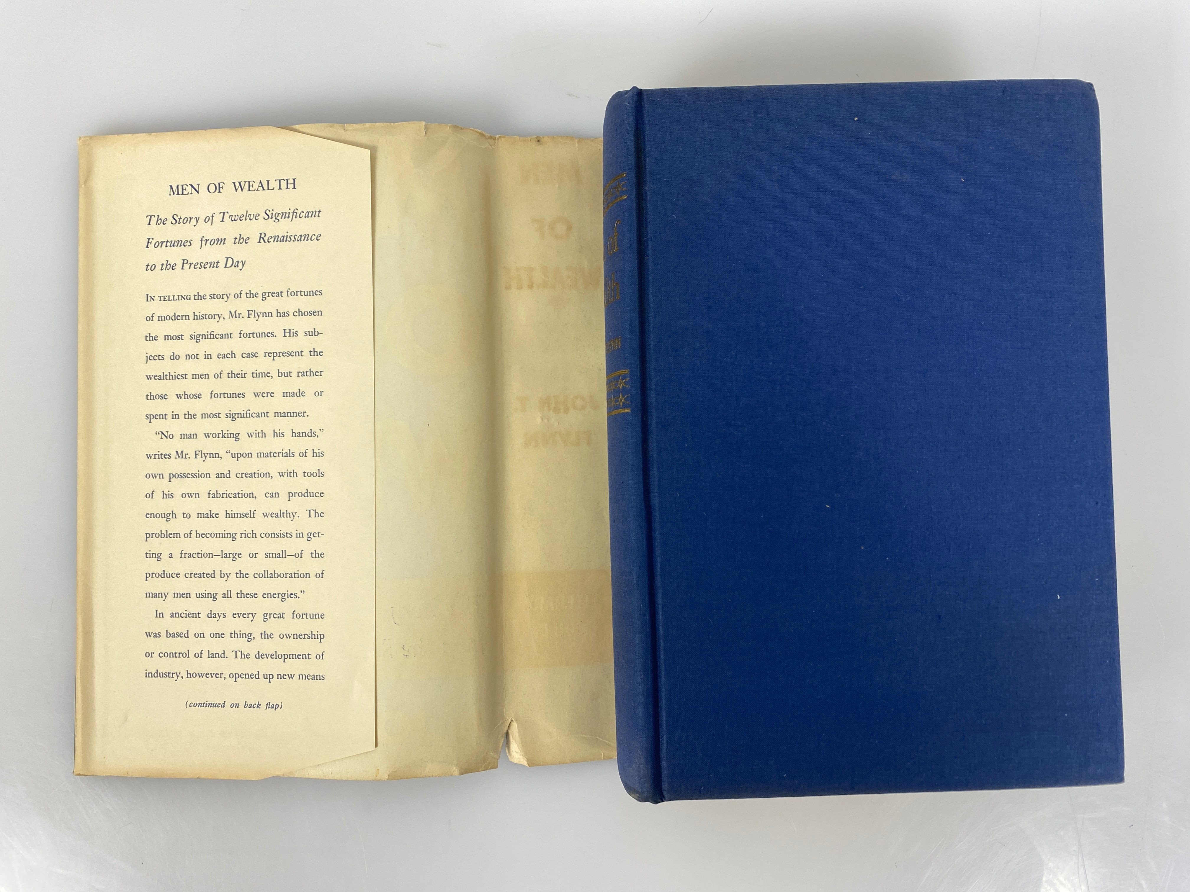 Men of Wealth by John T. Flynn 1941 Vintage HC DJ
