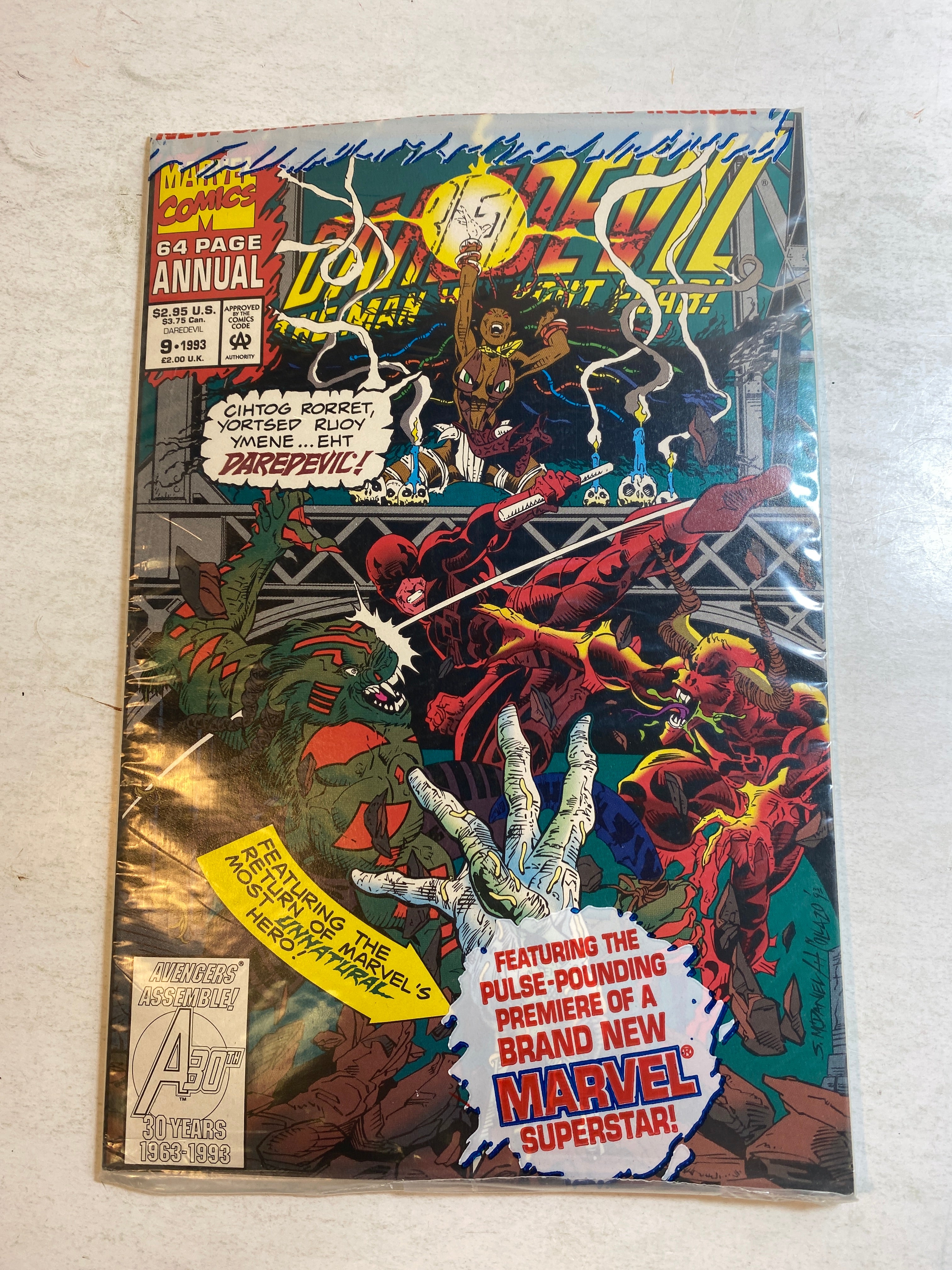 Daredevil Annual #9 Marvel Comic 1993 *New and Sealed*