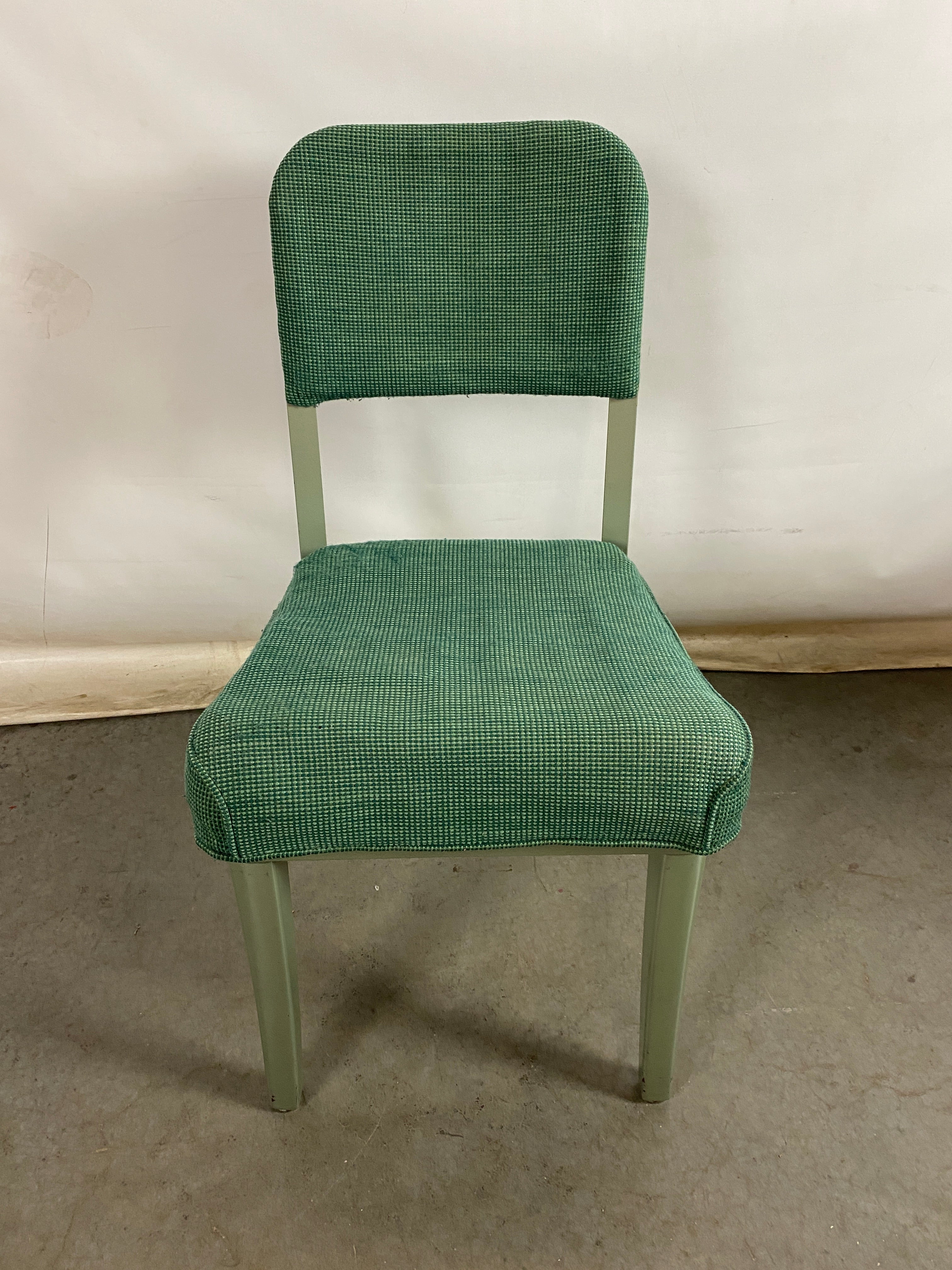 Steelcase Green Fabric Upholstered Chair
