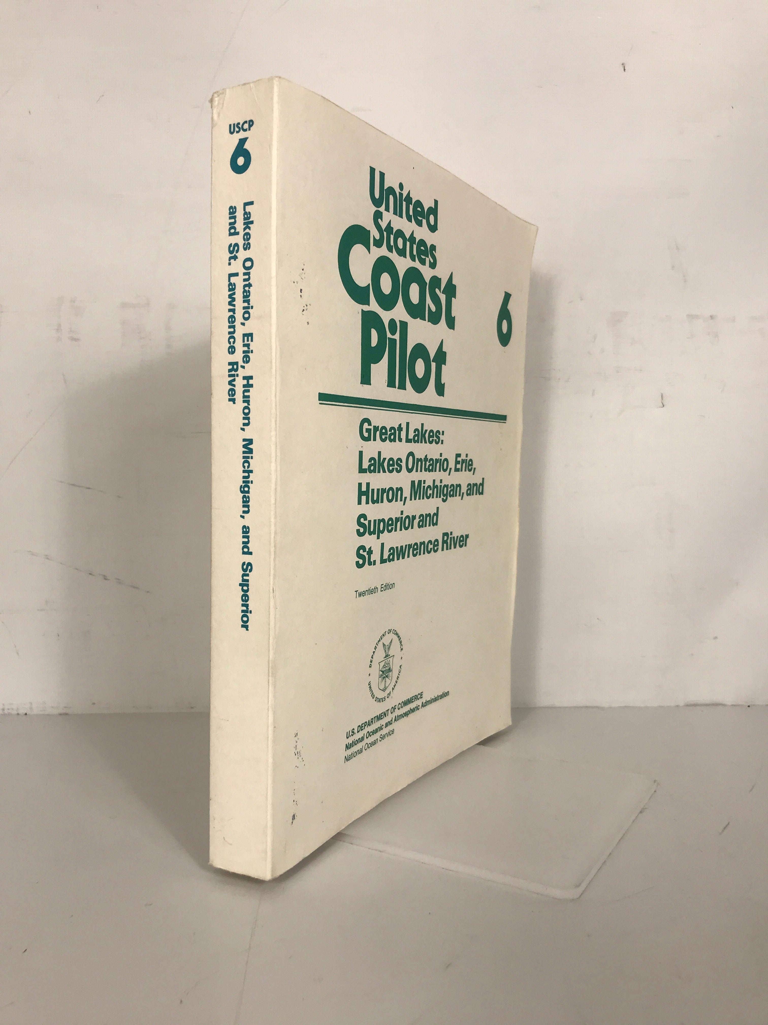 United States Coast Pilot Great Lakes 20th Edition 1990 SC