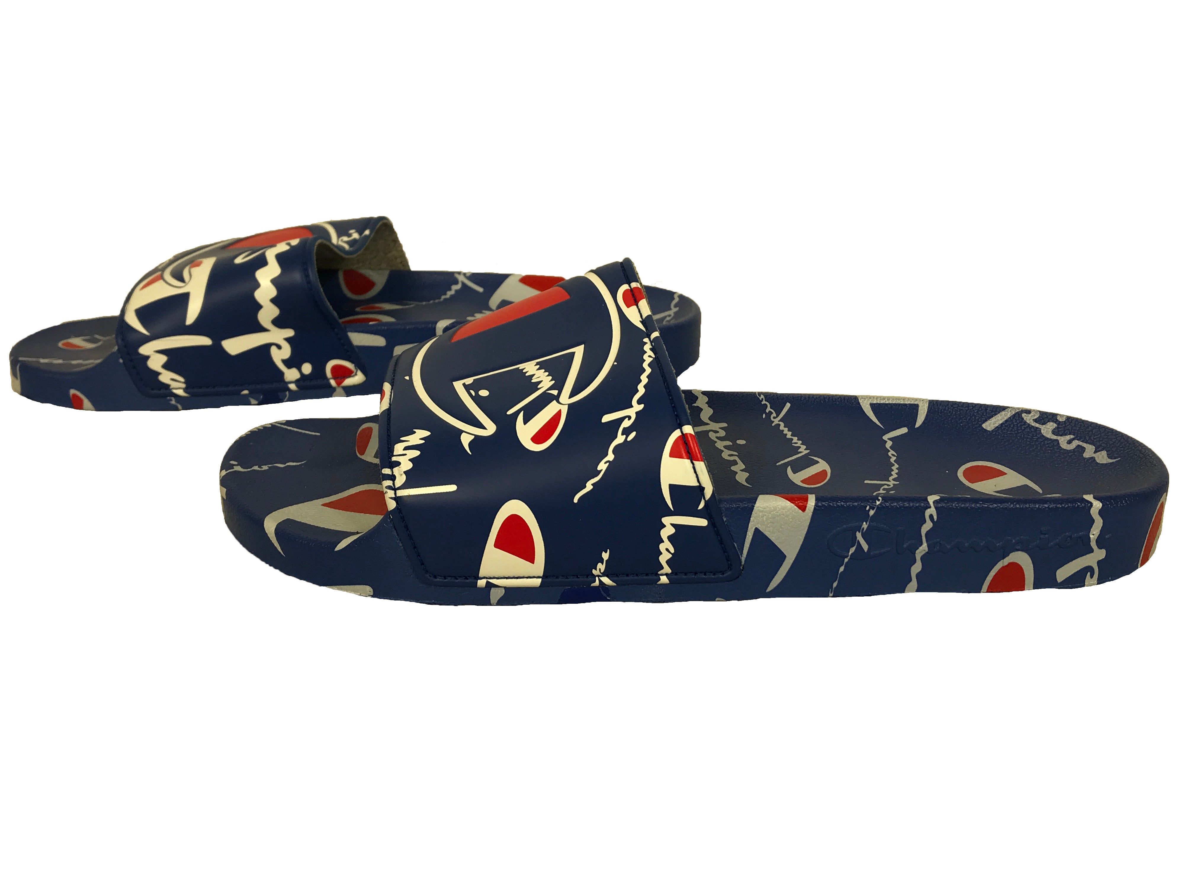 Champion berry logo sale slide sandals