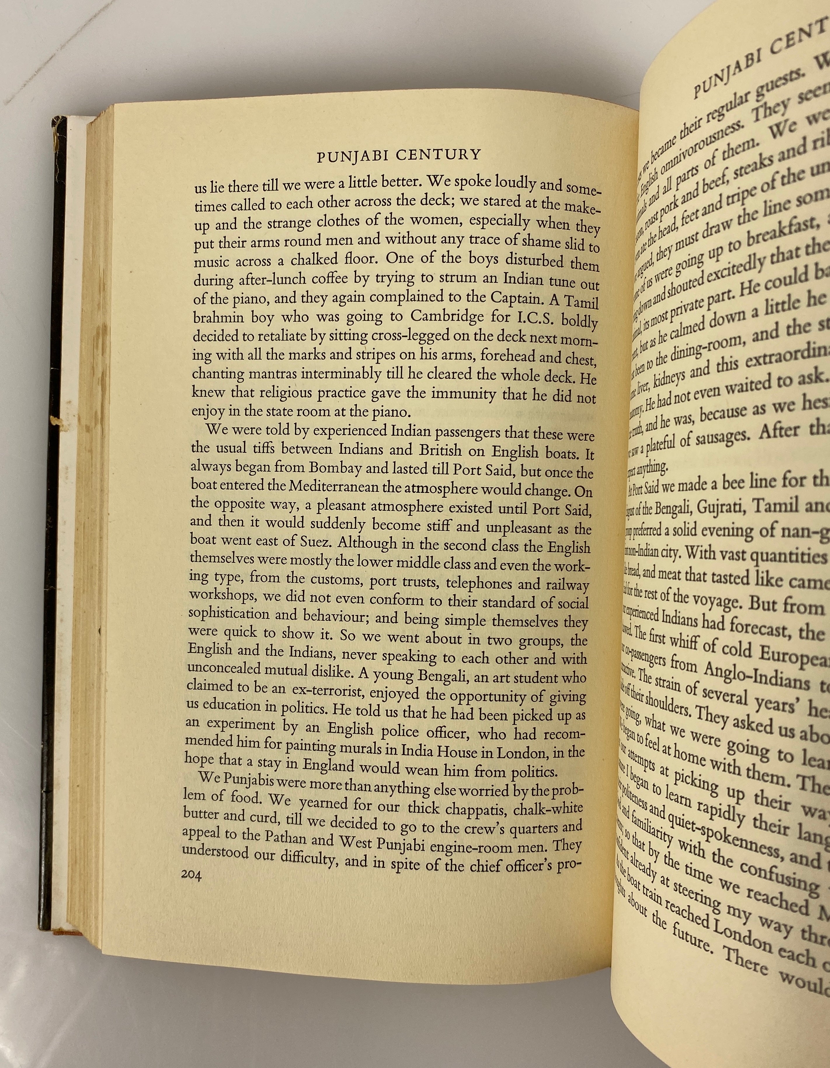 Punjabi Century by Prakash Tandon 1961 1st American Edition HC DJ