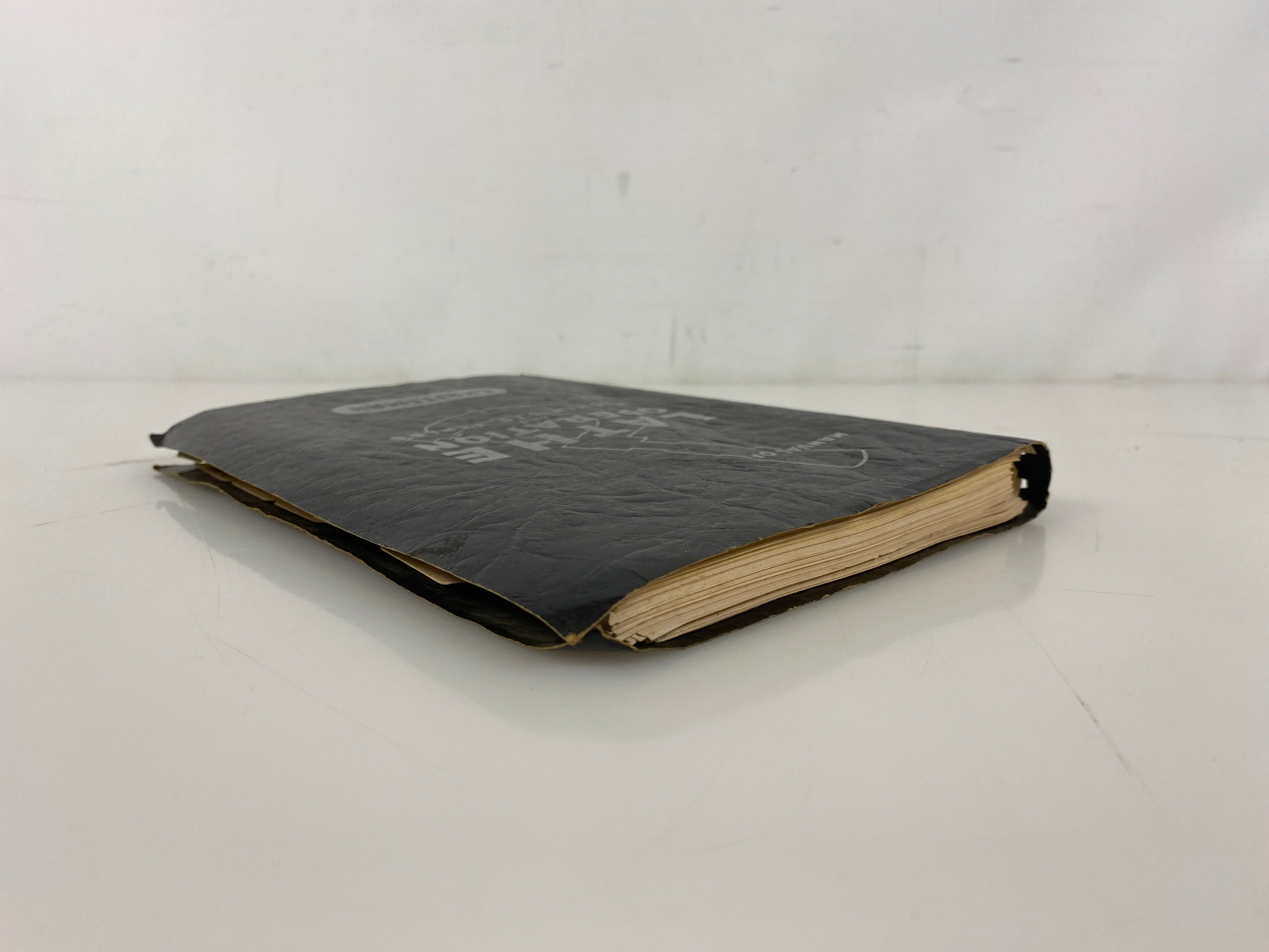 Manual of Lathe Operation & Machinists Tables 1974 Clausing Corp Spiral SC