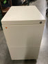 Beige 2 Drawer Mobile File Cabinet