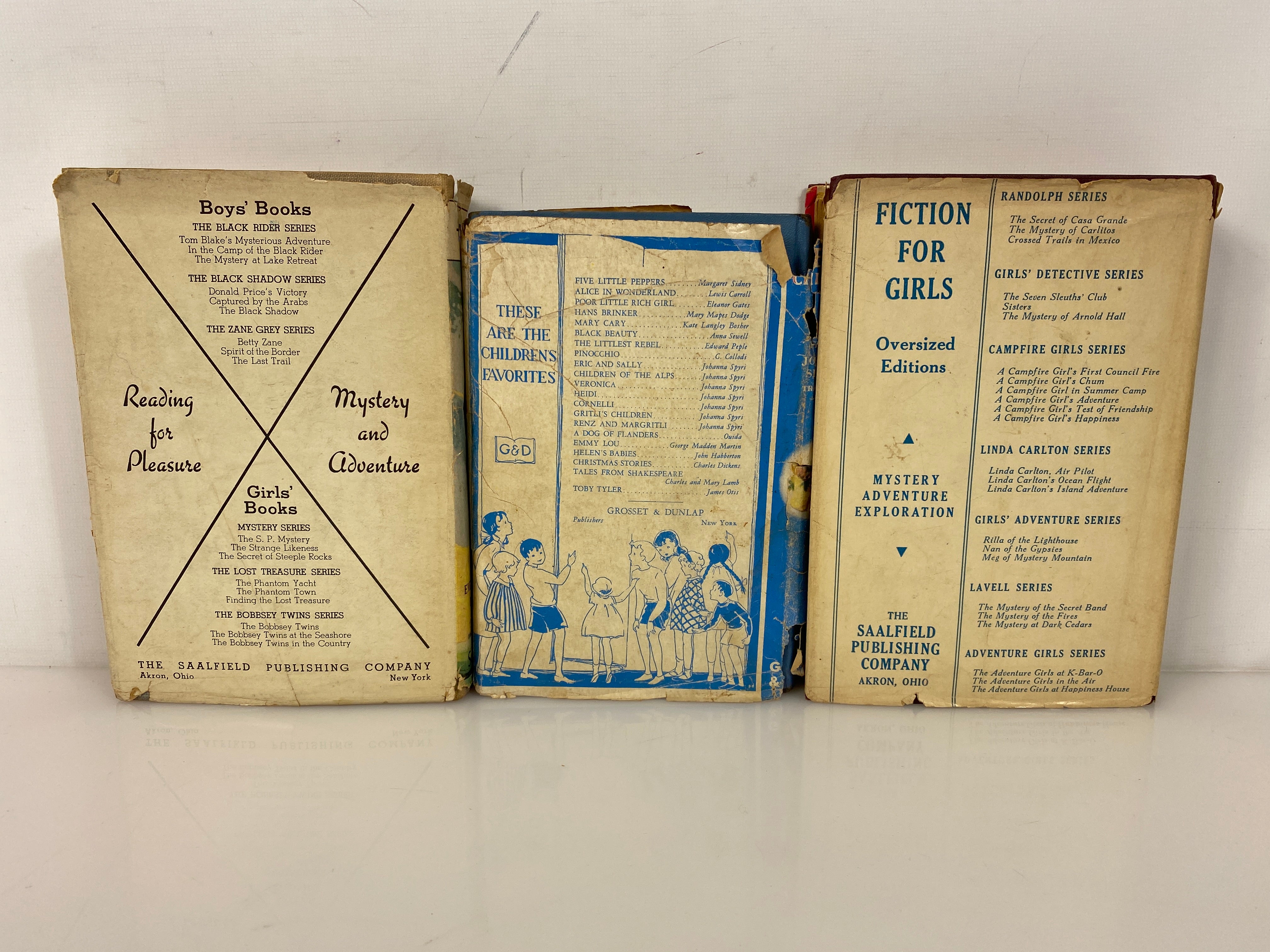 Lot of 3: Heidi/Heidi's Children/Maxa's Children Spyri/Tritten 1926-43 HCDJ