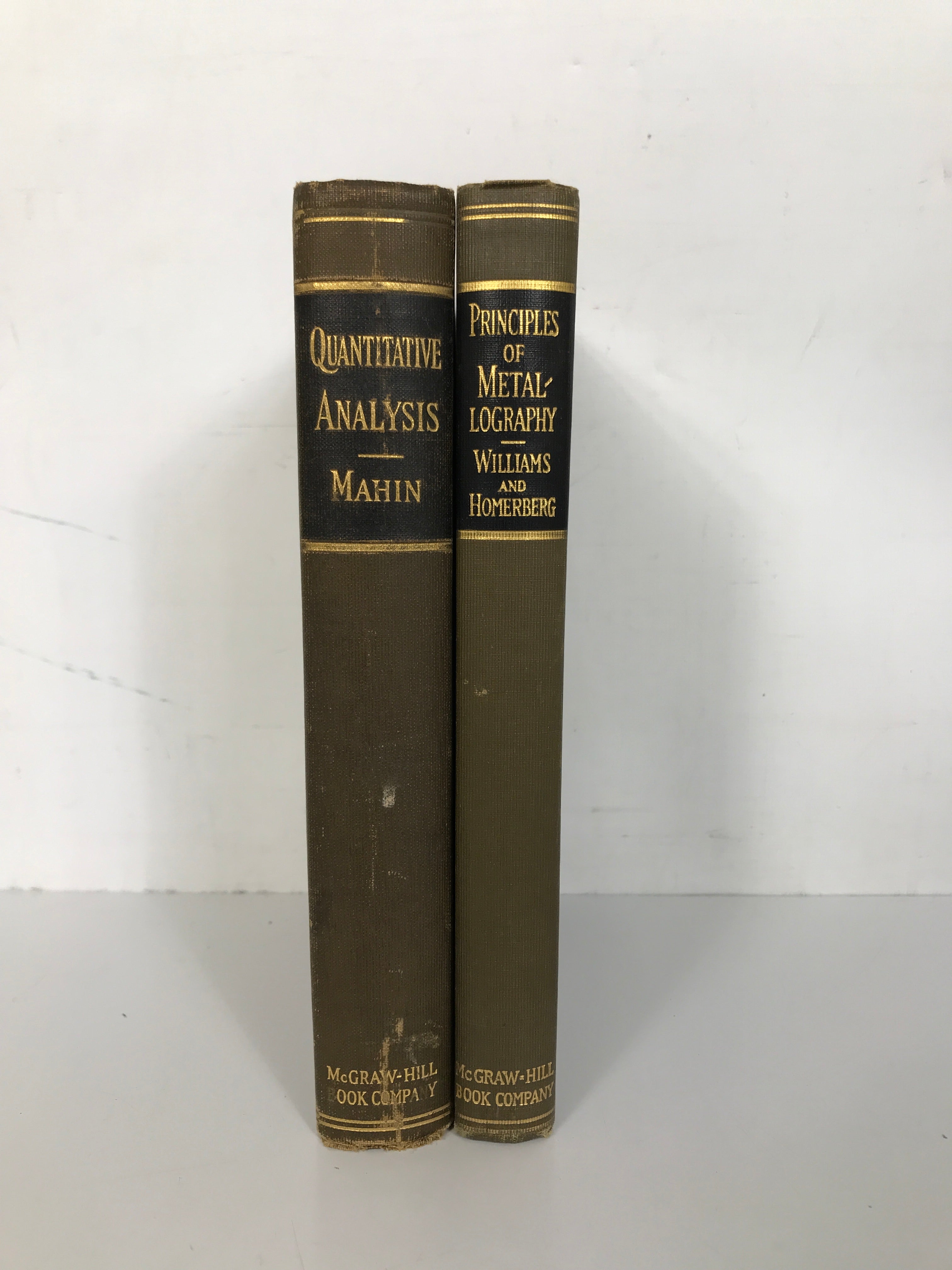 Lot of 2 International Chemical Series: Principles 1939 & Quant. Analysis1932 HC