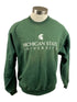 Green Michigan State Crewneck Sweatshirt Unisex Size L