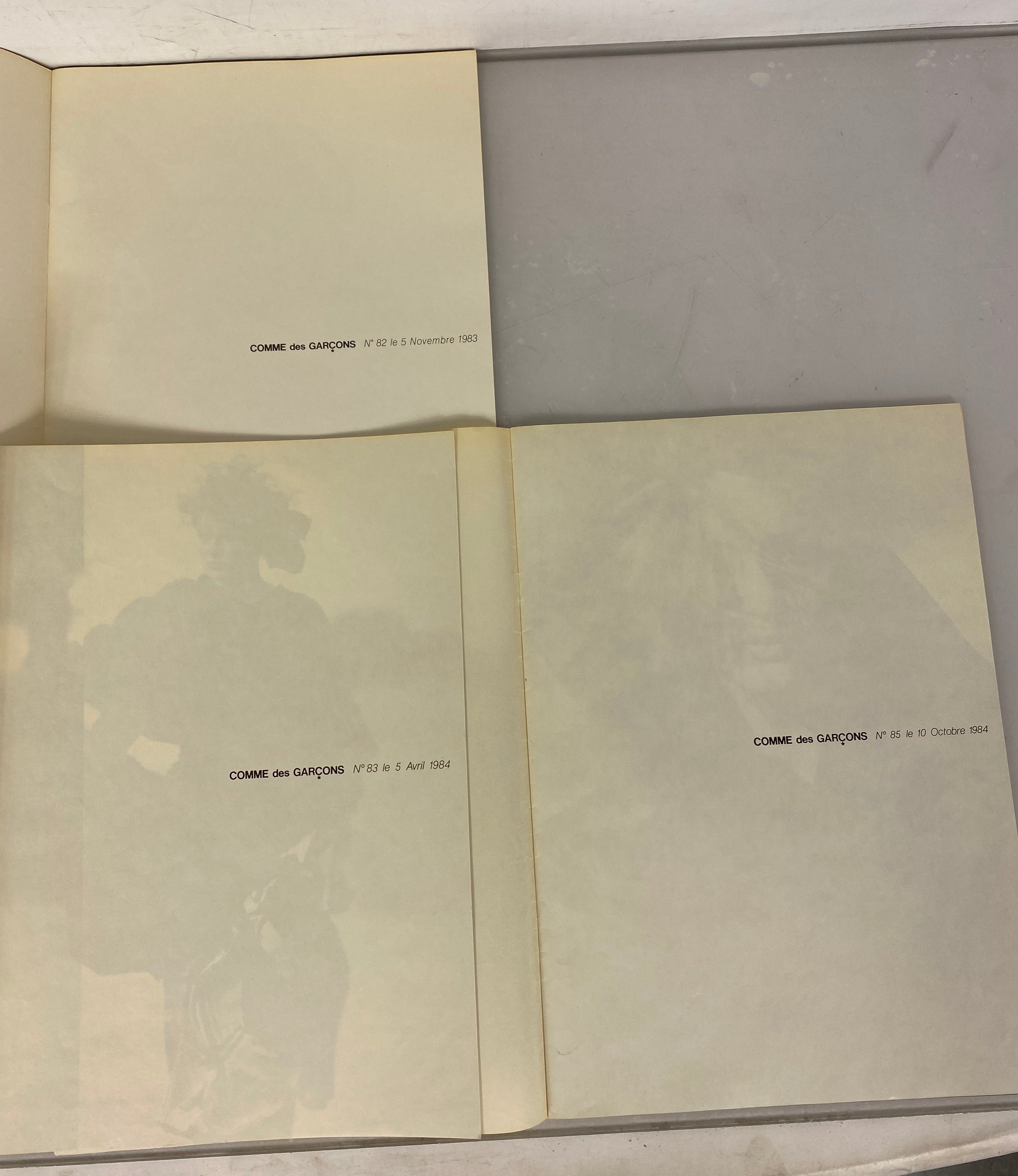 Lot of 3 Rare Comme des Garcons Fashion Photo Booklets Lindbergh Feurer SC