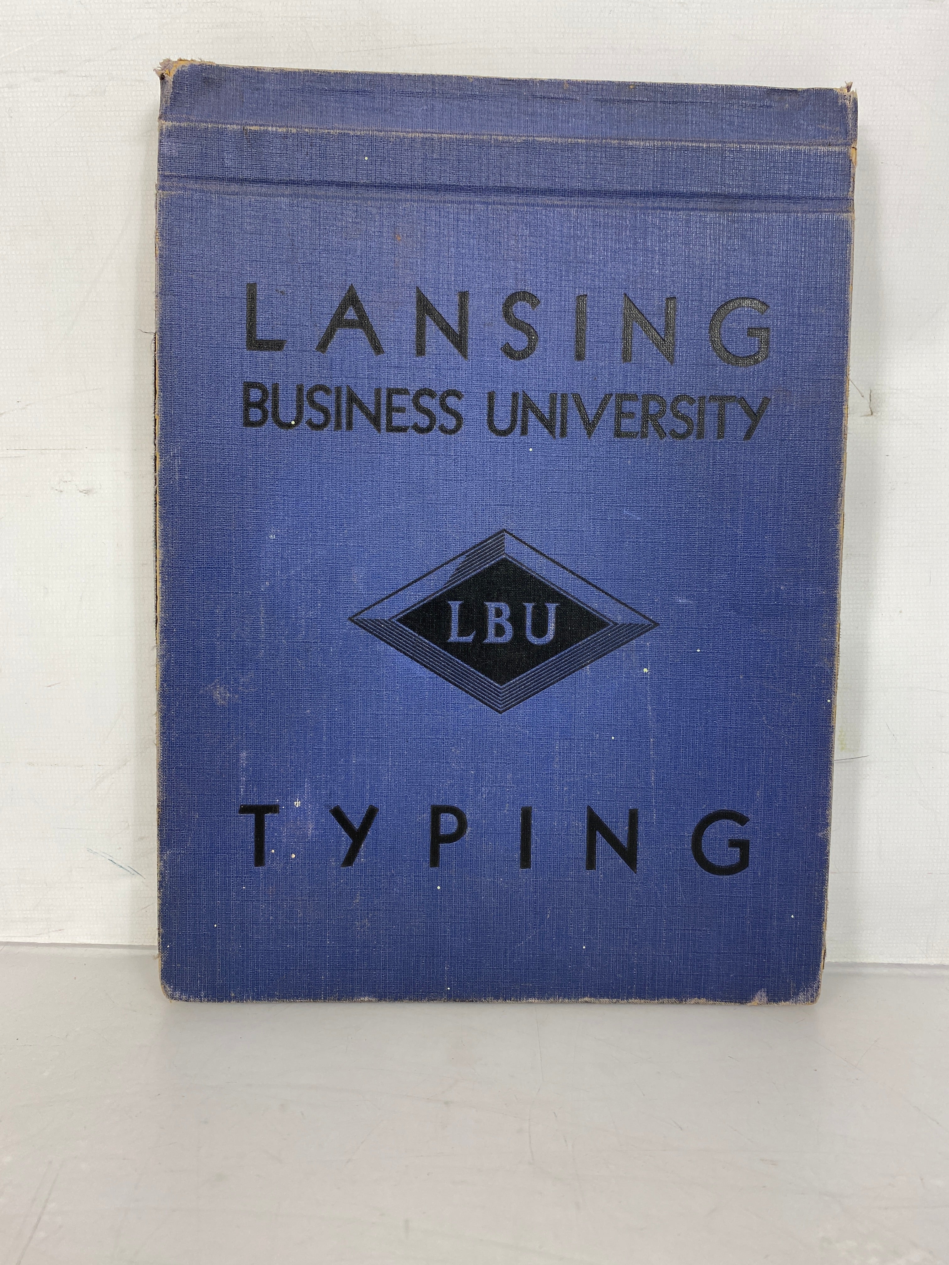 Vintage Lansing Business University Typing Book: College Typing by Fisher, White, and Reigner 1936 HC
