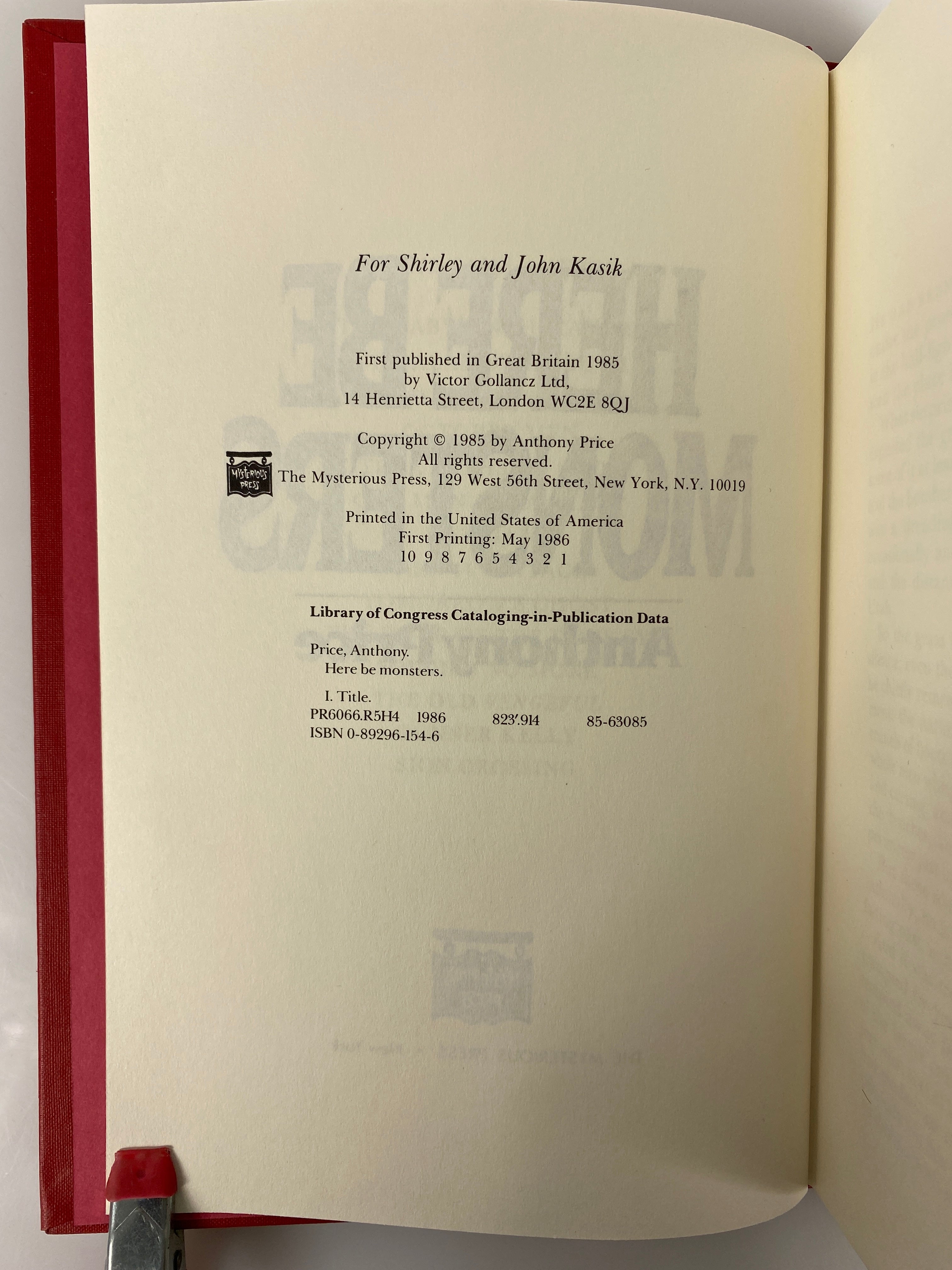 2 Vols: Here Be Monsters/For the Good of the State (Unopened) Ltd Eds/Slipcase