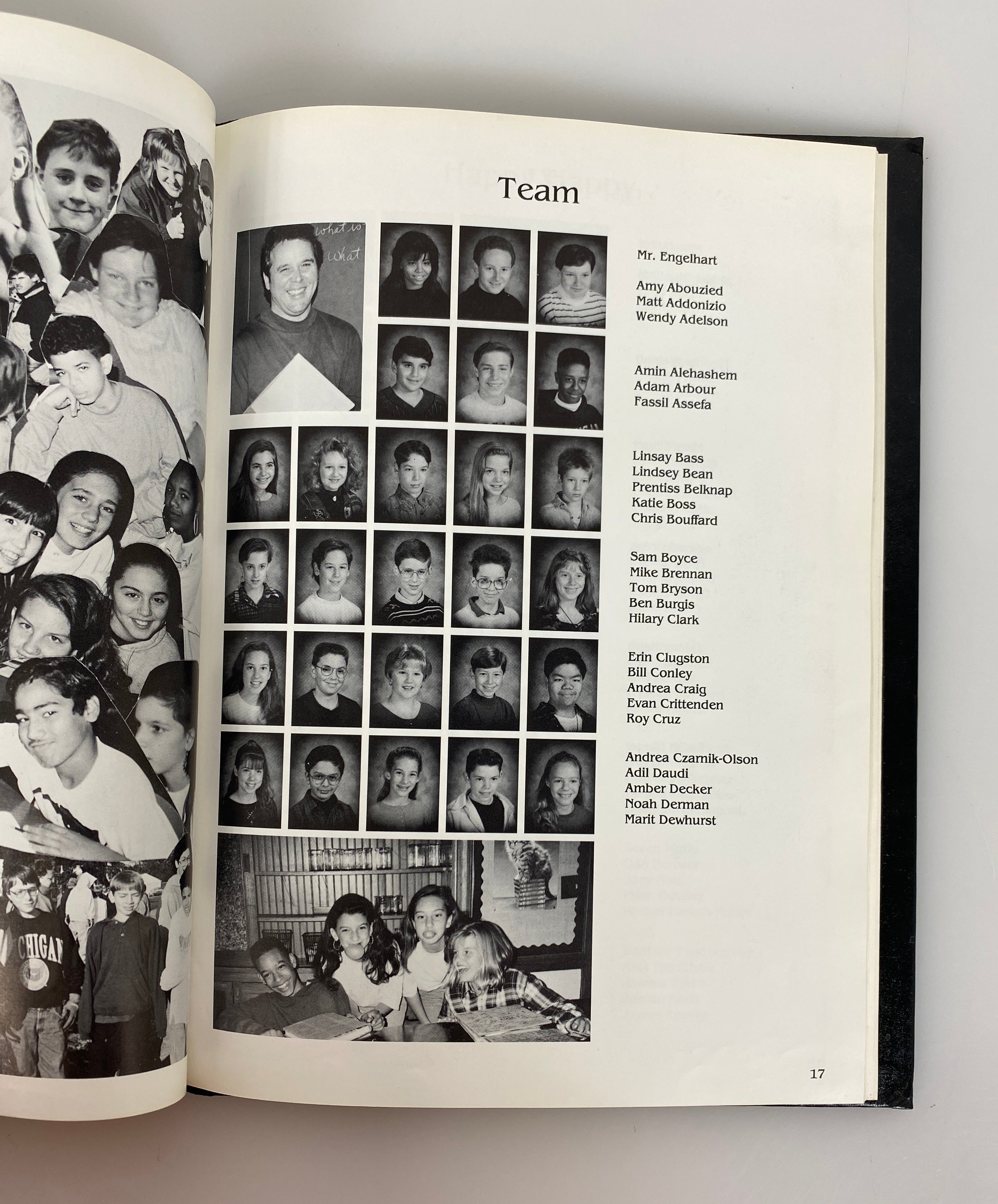 1993 Hannah Middle School Yearbook East Lansing Michigan HC