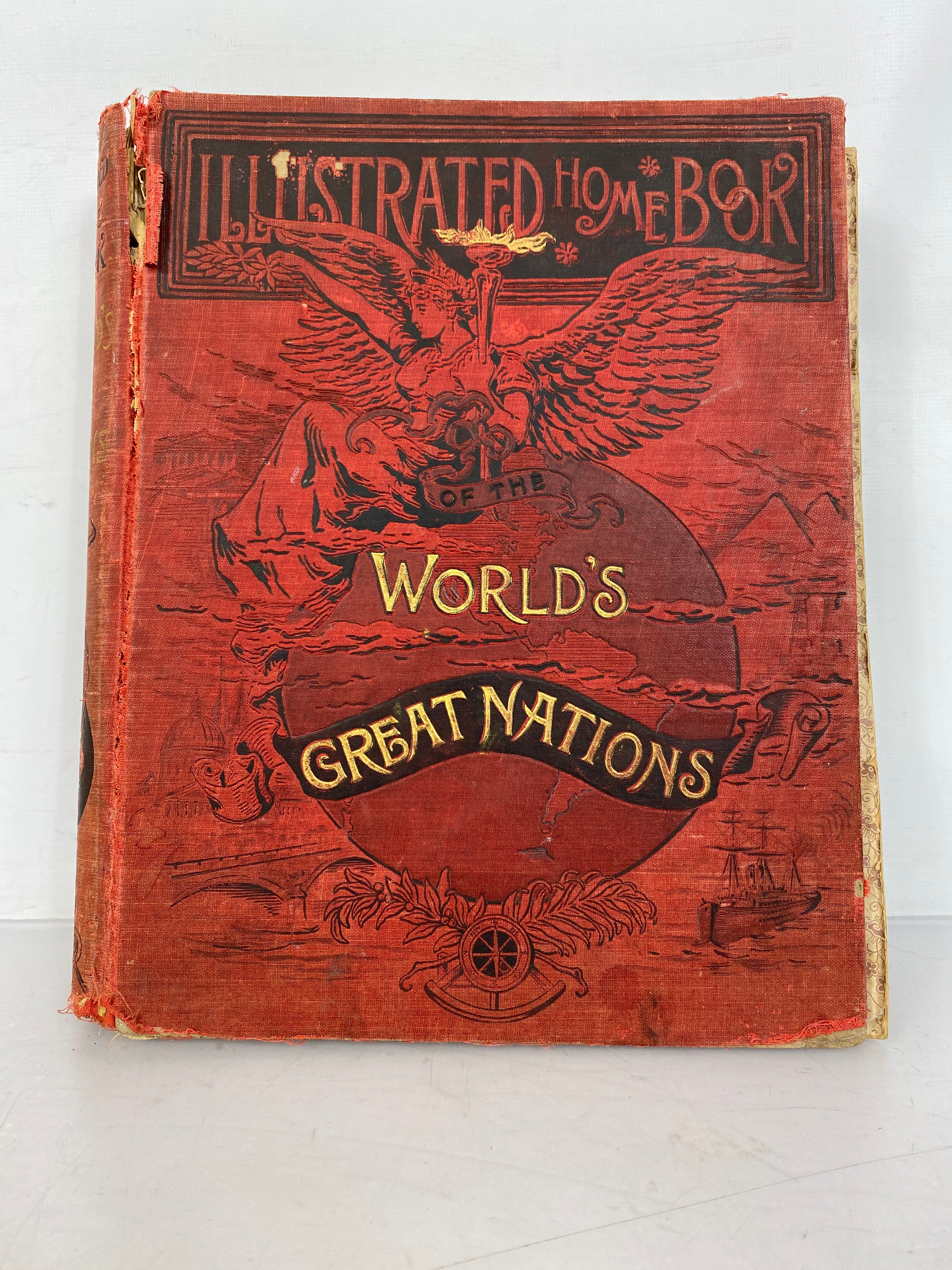 Illustrated Home Book of The World's Great Nations 1893 HC