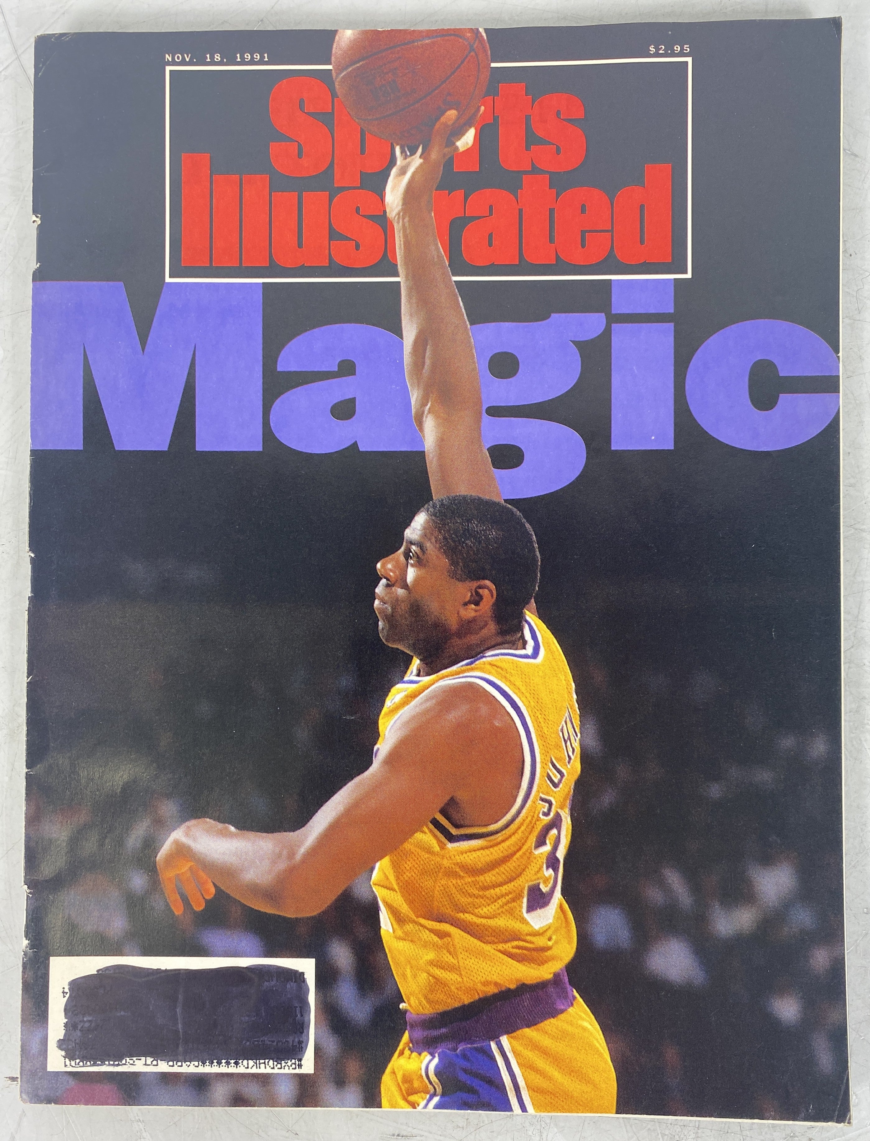 Sports Illustrated November 18, 1991 Magic Johnson Issue