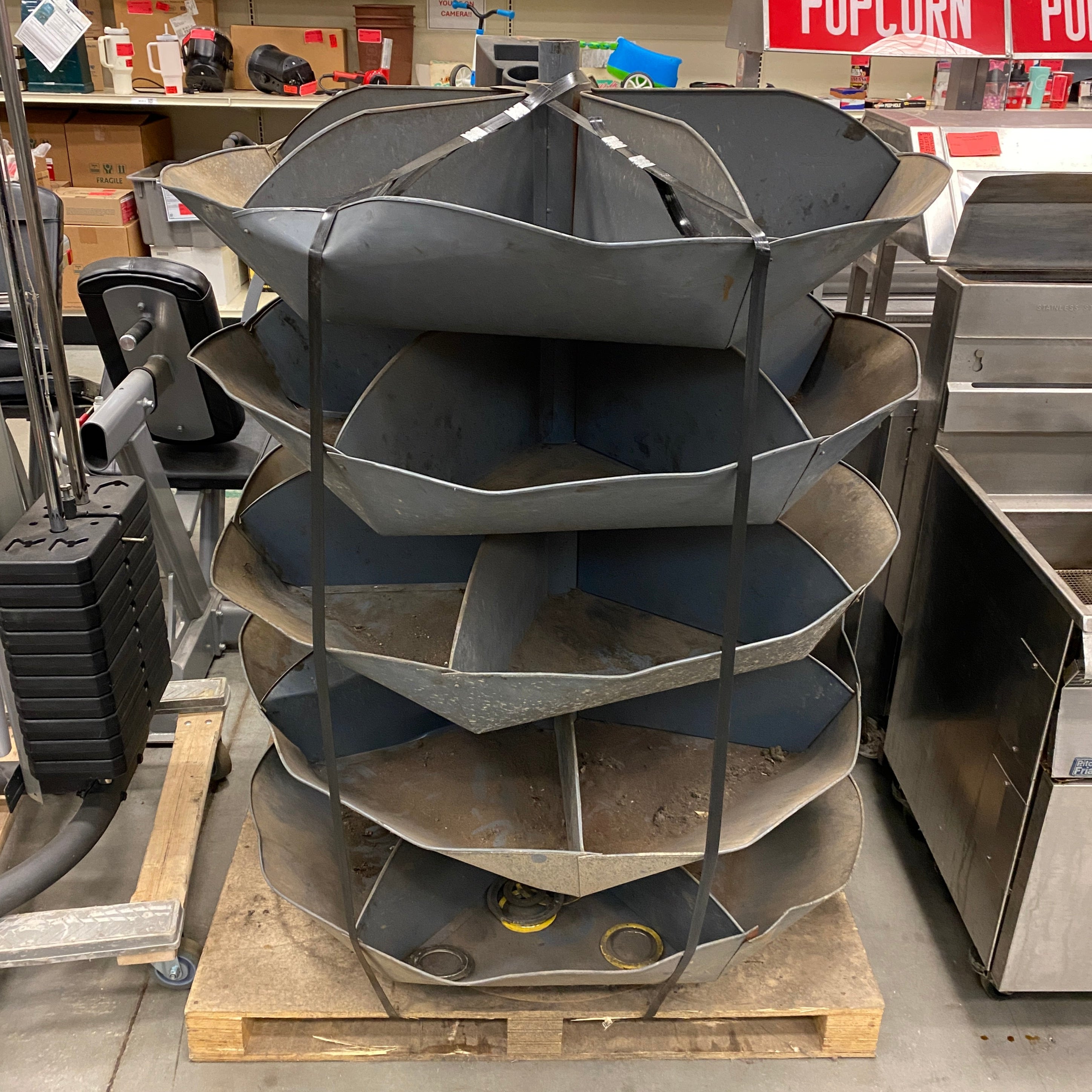 Frick-Gallagher Metal Rotating Parts Bin/Storage