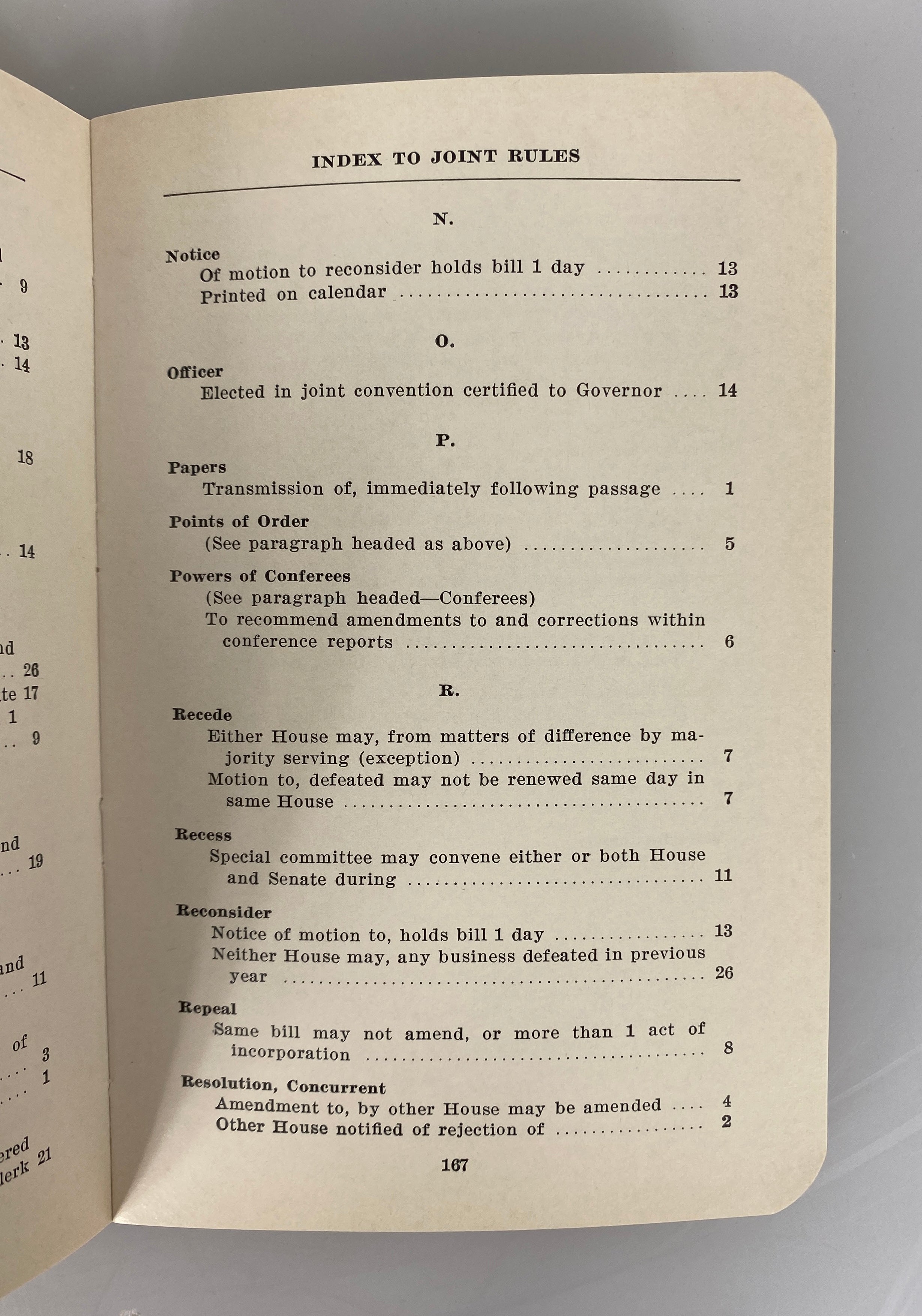 Michigan Legislative Handbook 1967-1968  Kenyon/Thatcher Vintage SC