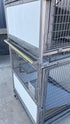 2 Compartment Stacked Cat/Animal Cages