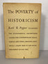 The Poverty of Historicism by Karl Popper 1957 1st Ed Vintage HC DJ