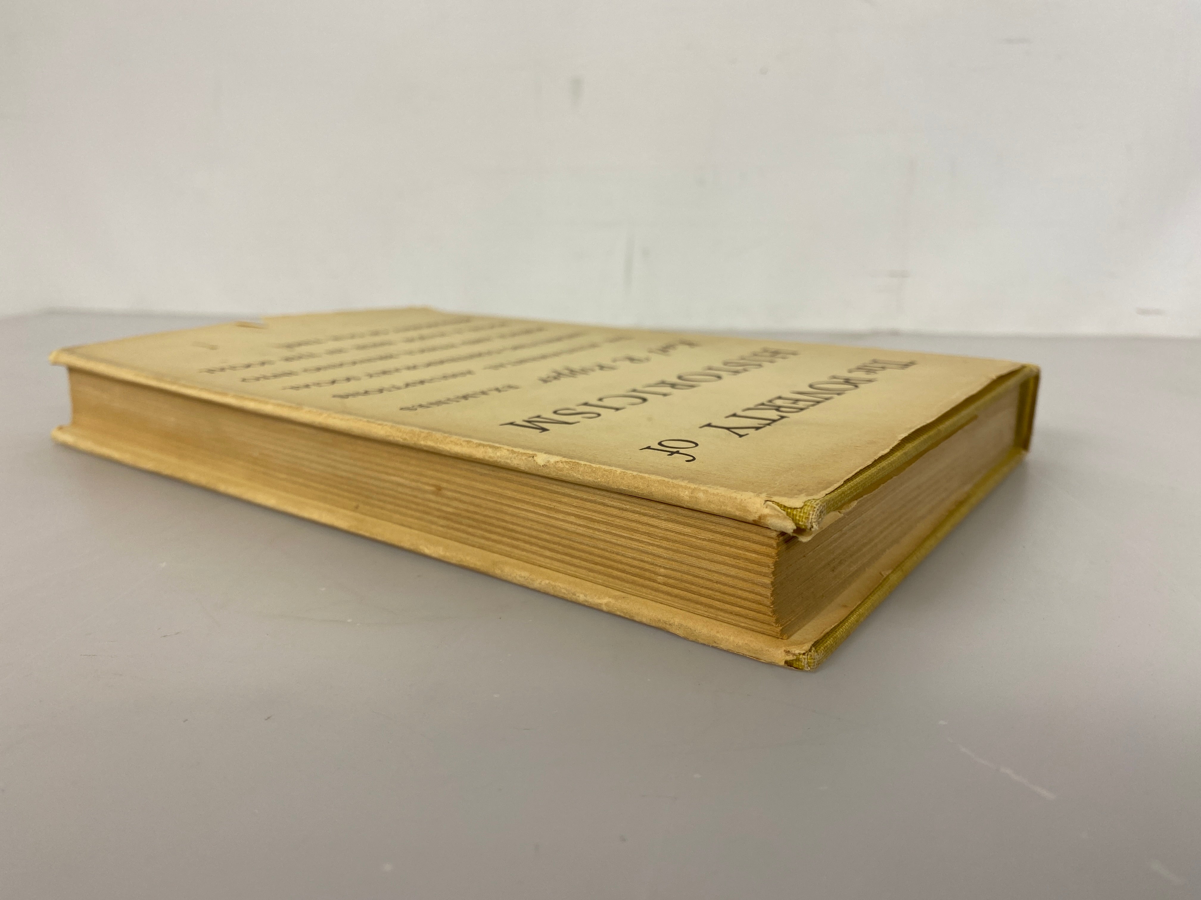 The Poverty of Historicism by Karl Popper 1957 1st Ed Vintage HC DJ