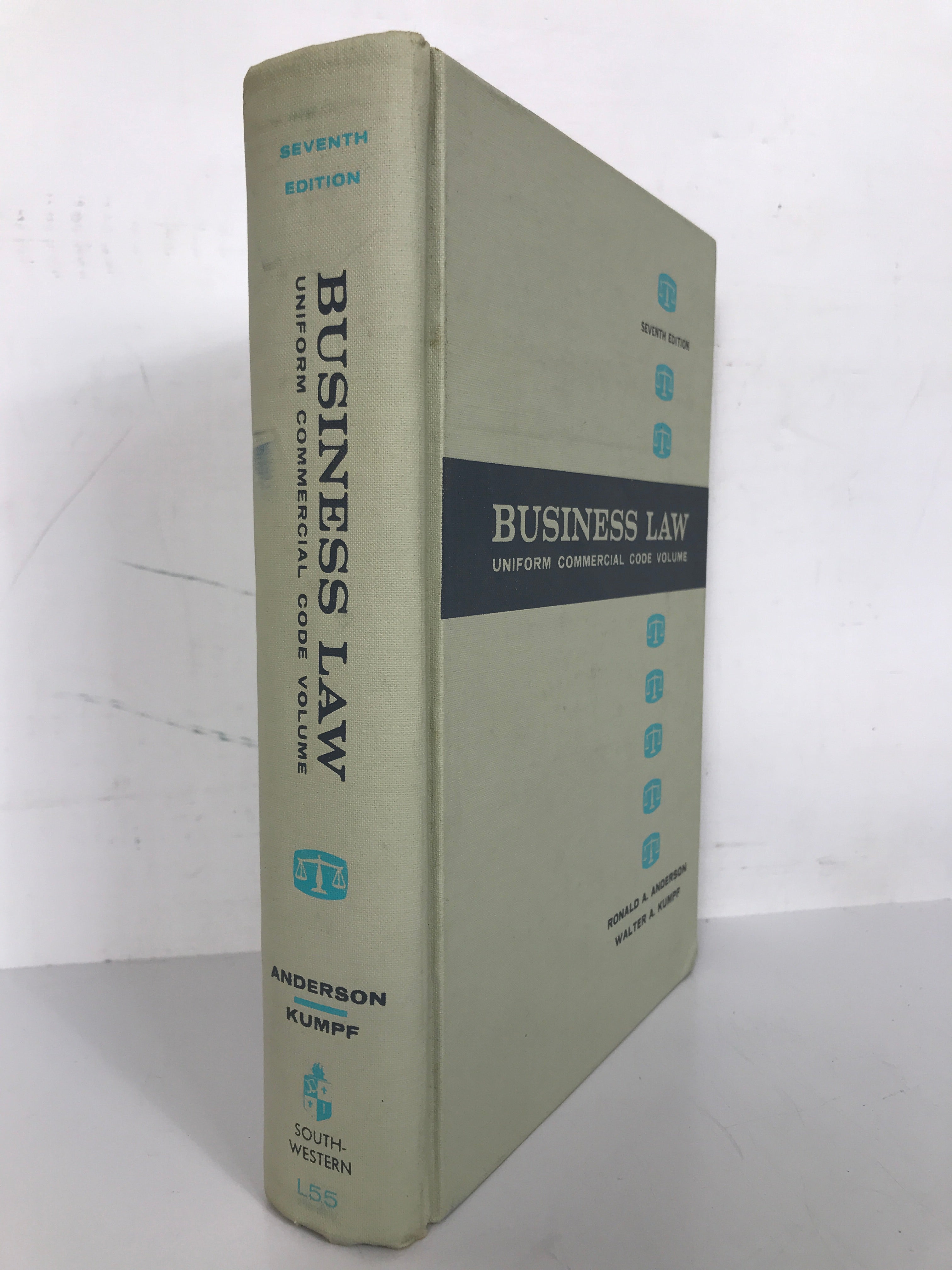 Business Law Uniform Commercial Code Anderson/Kumpf 1964 HC 7th Ed