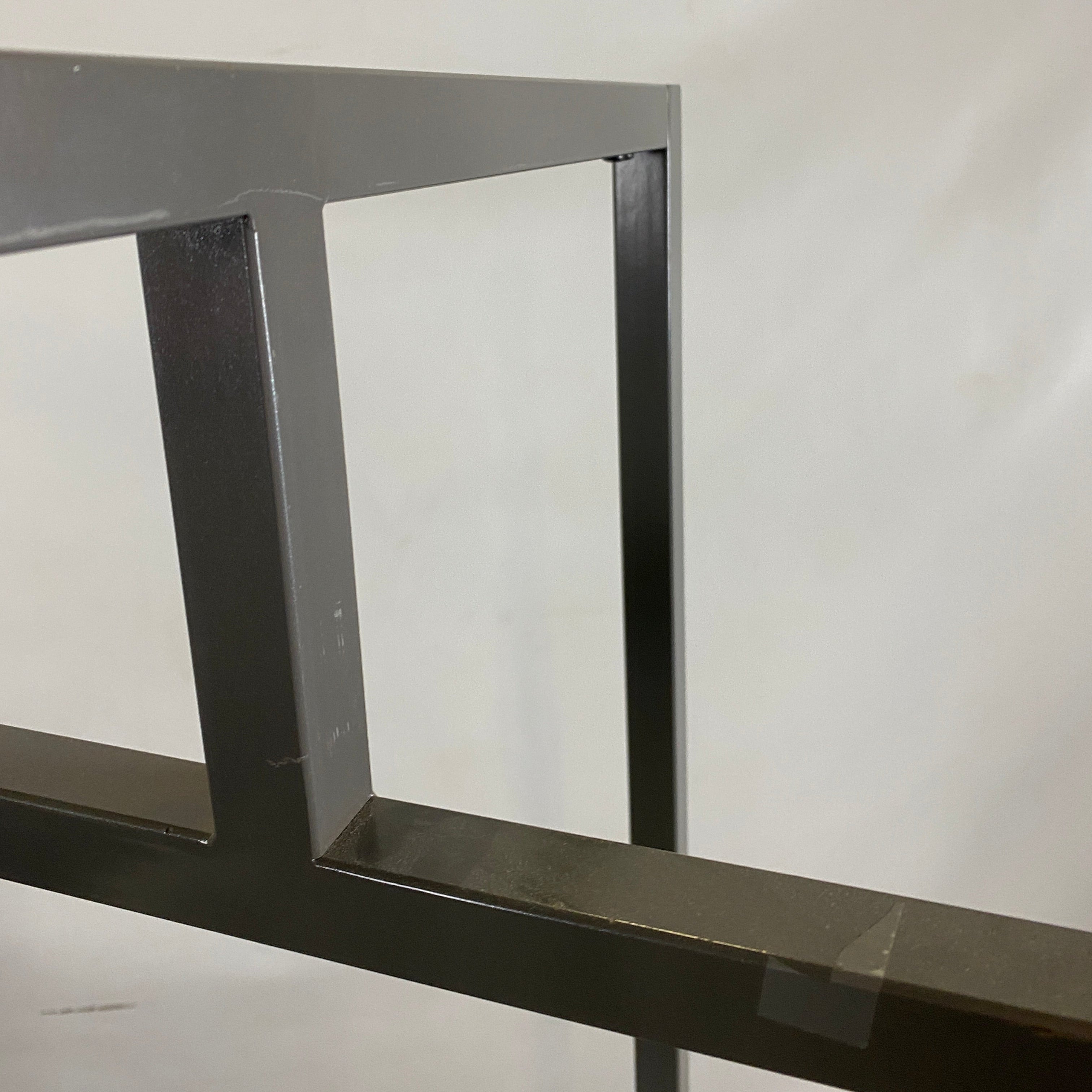 Dark Grey Metal Clothing Rack 4 Arms