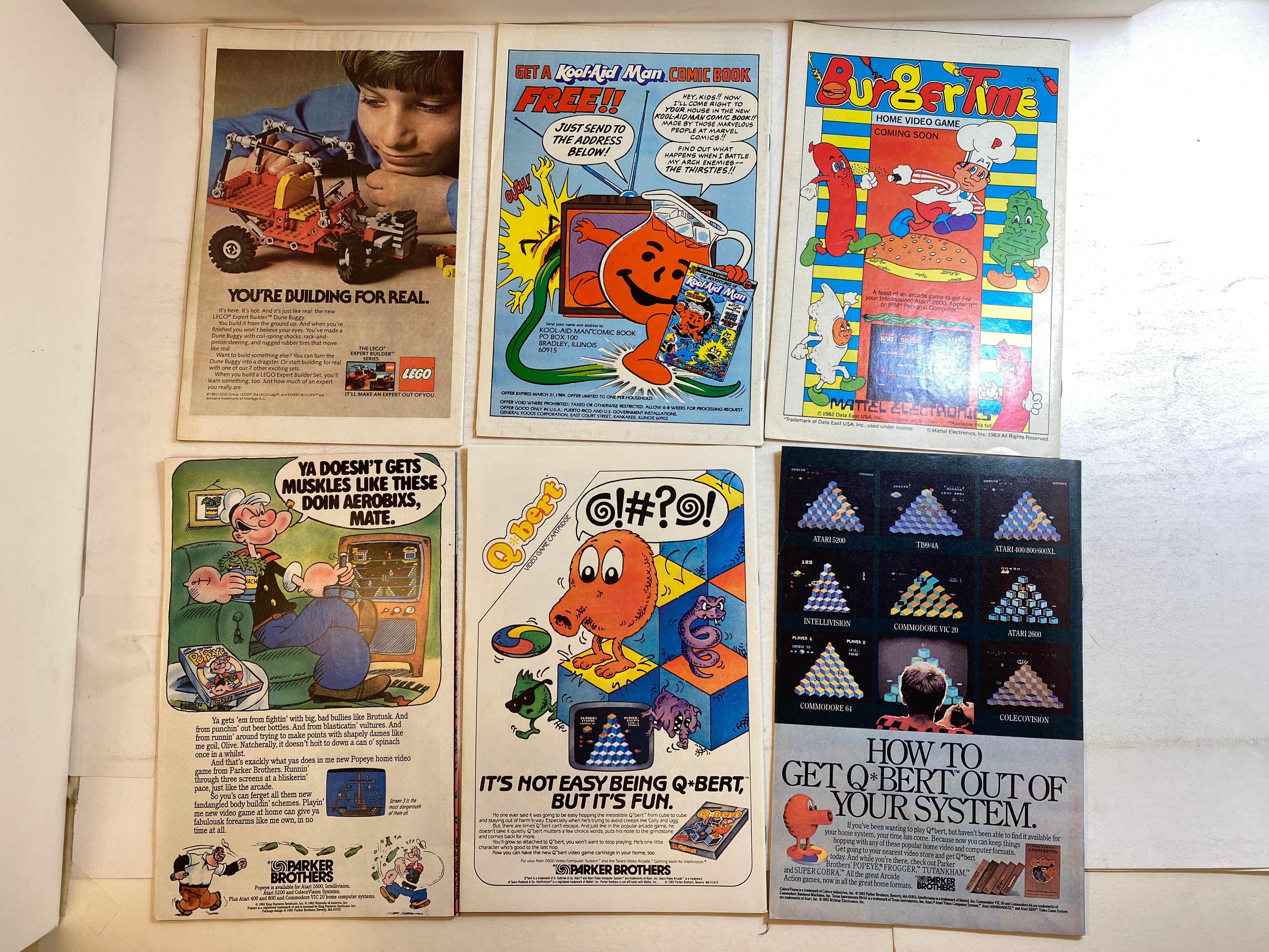 Lot of 6 Fantastic Four Marvel Comics 1982-1983