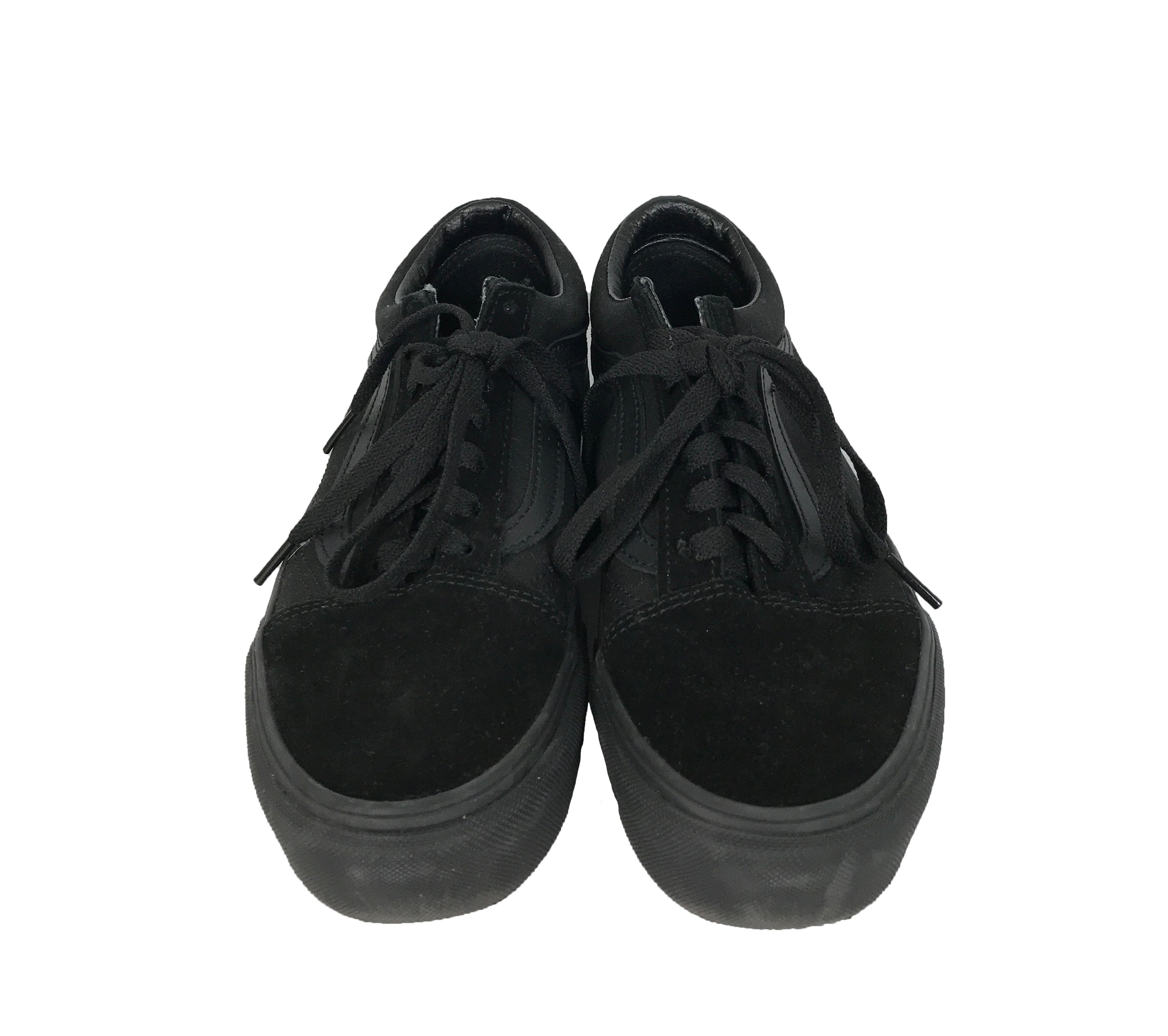 Vans Old Skool Black Platform Sneakers Women's Size 6.5 Men's Size 5