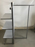 Nike Orange Logo Clothing Rack and Shelves w/ Adjustable Hanging Arms