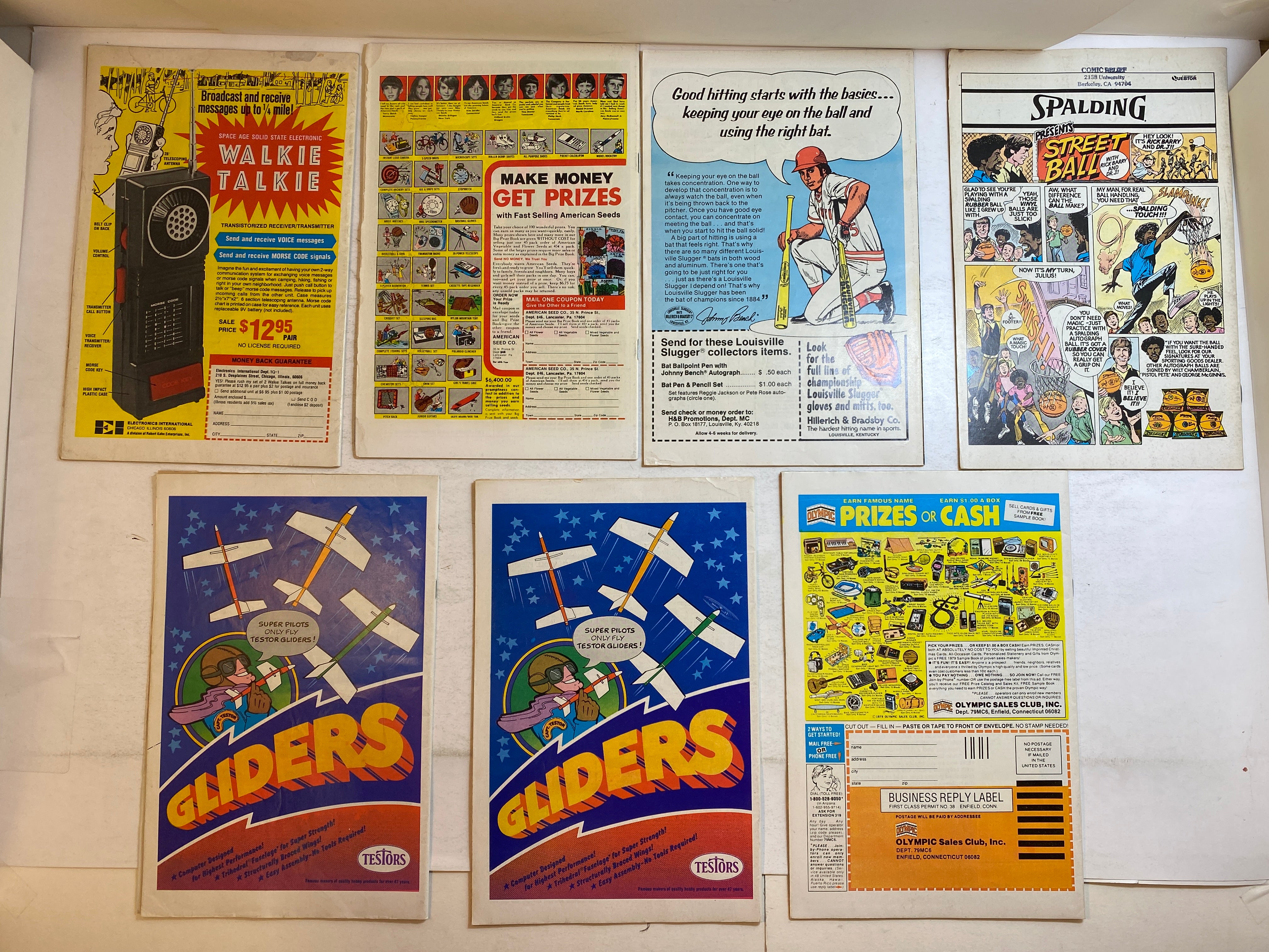 Lot of 7 Fantastic Four Marvel Comics 1977-1978