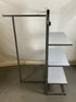 Nike Orange Logo Clothing Rack and Shelves w/ Adjustable Hanging Arms