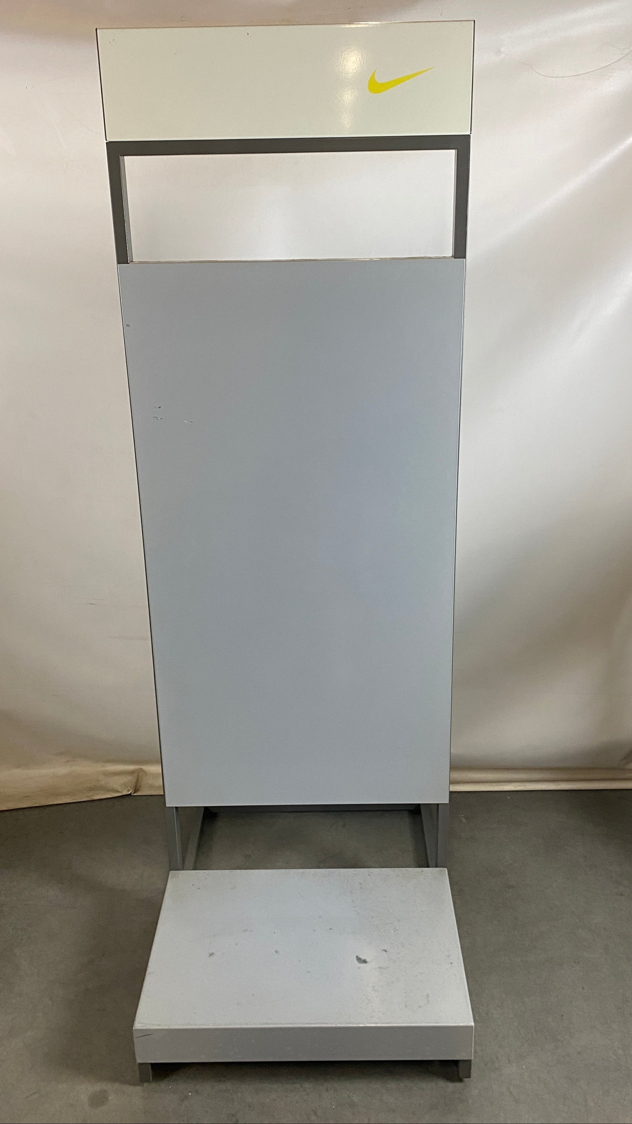 Nike Yellow Logo Clothing Rack and Stand