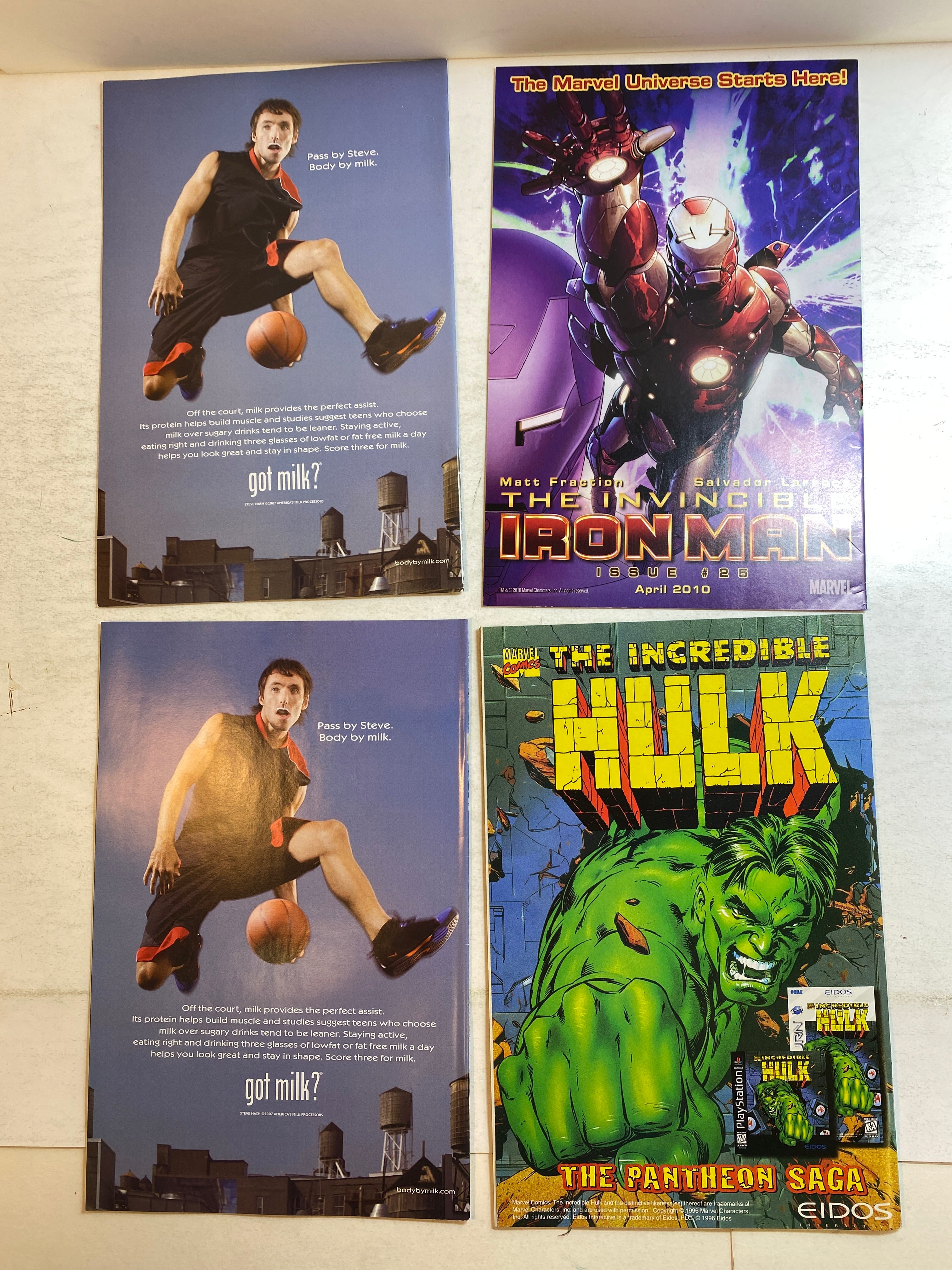 Lot of 4 Invincible Iron Man Marvel Comics 1997-2010