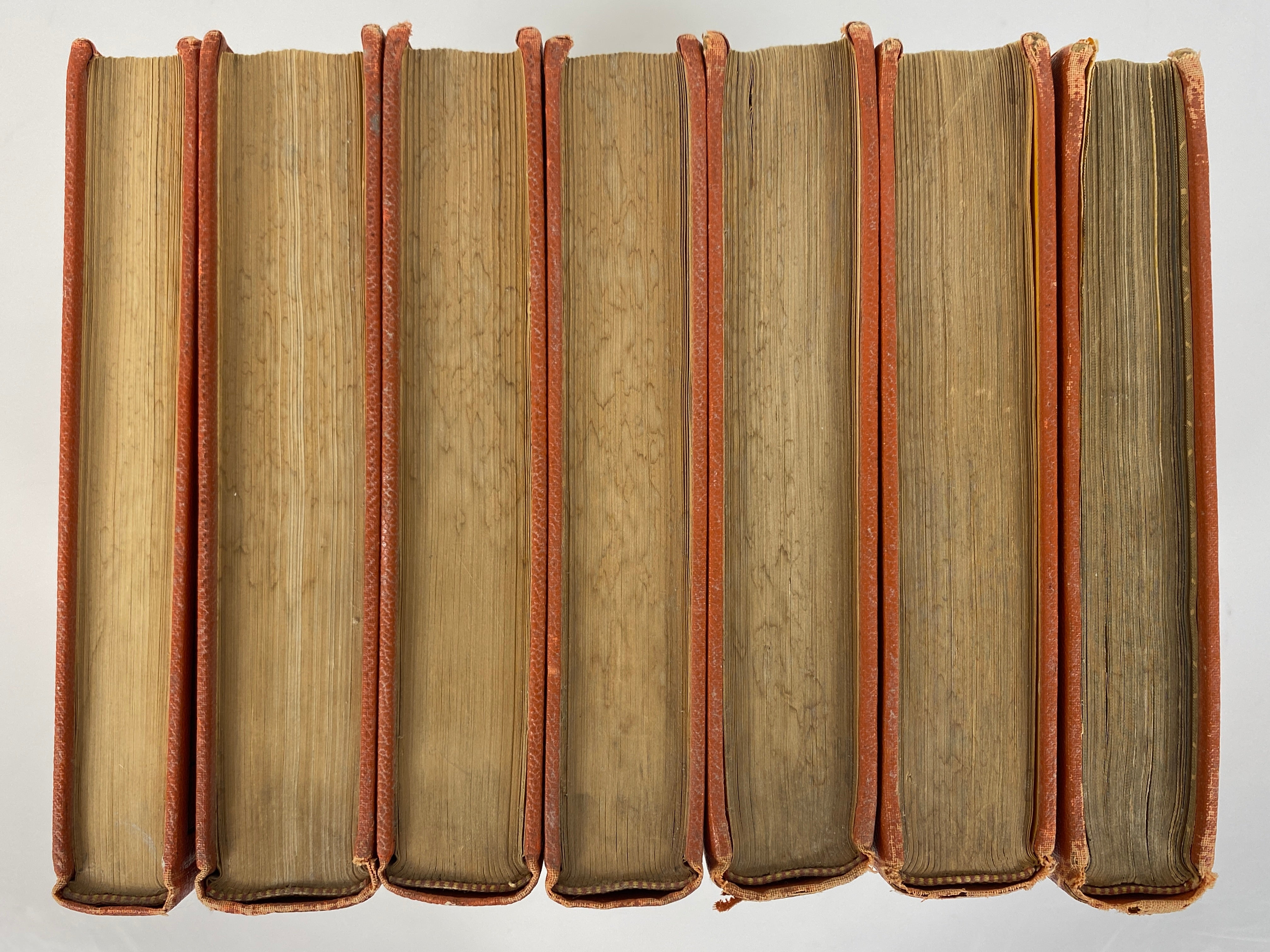 7 Childcraft Volumes incl Parent Guide 1934-1935 Vintage HC