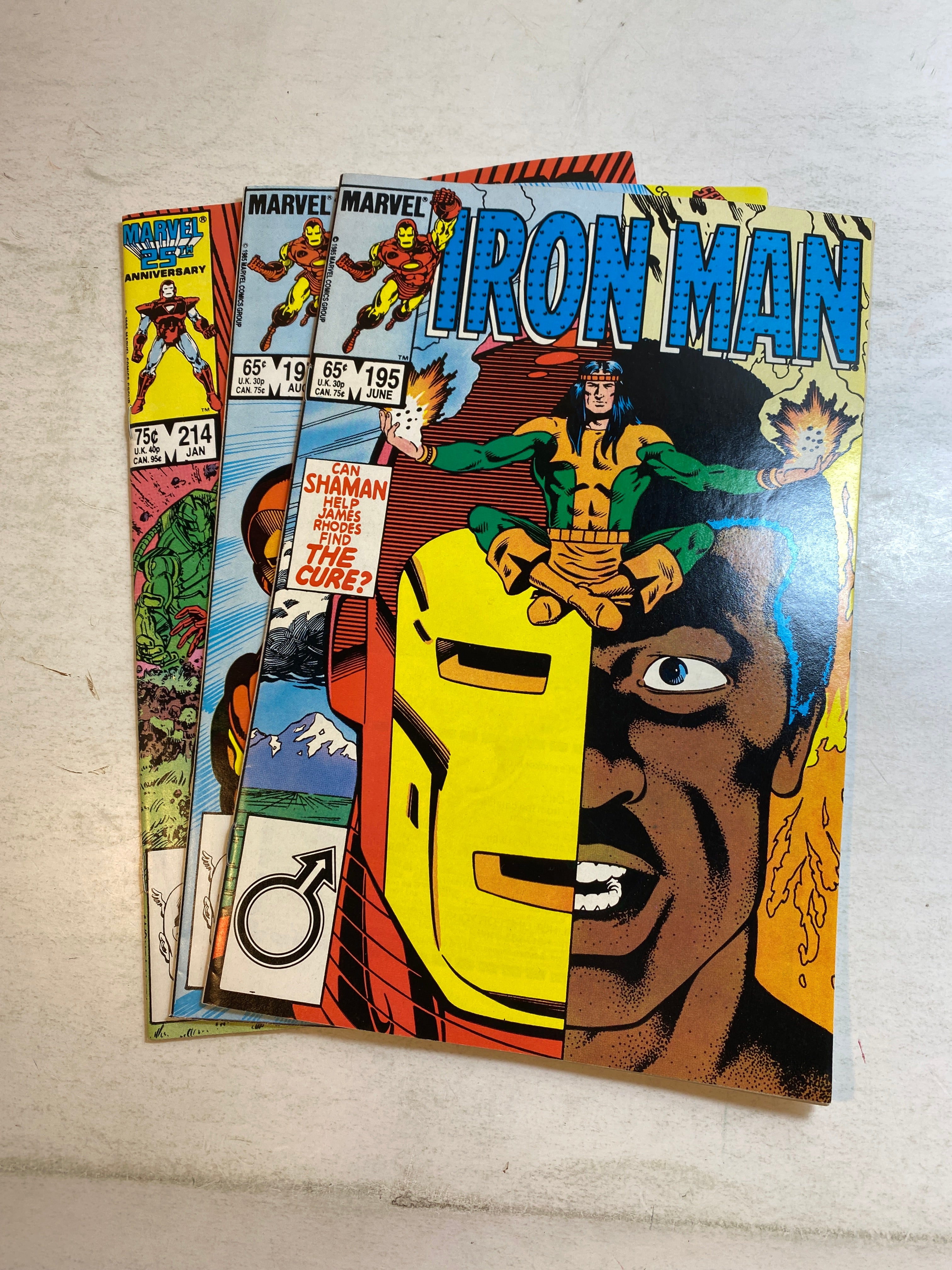Lot of 3 Iron Man Marvel Comics 1985-1986