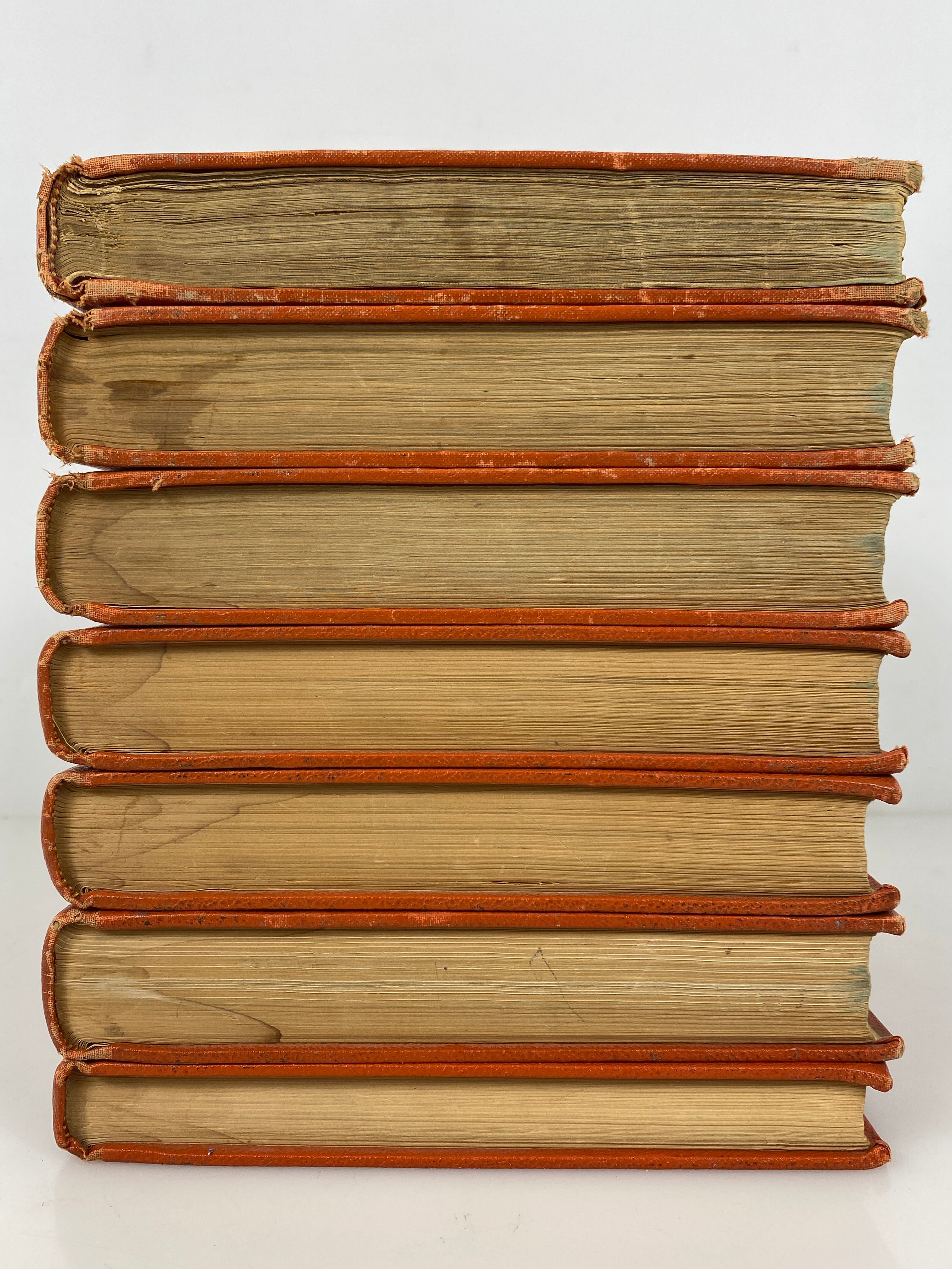 7 Childcraft Volumes incl Parent Guide 1934-1935 Vintage HC