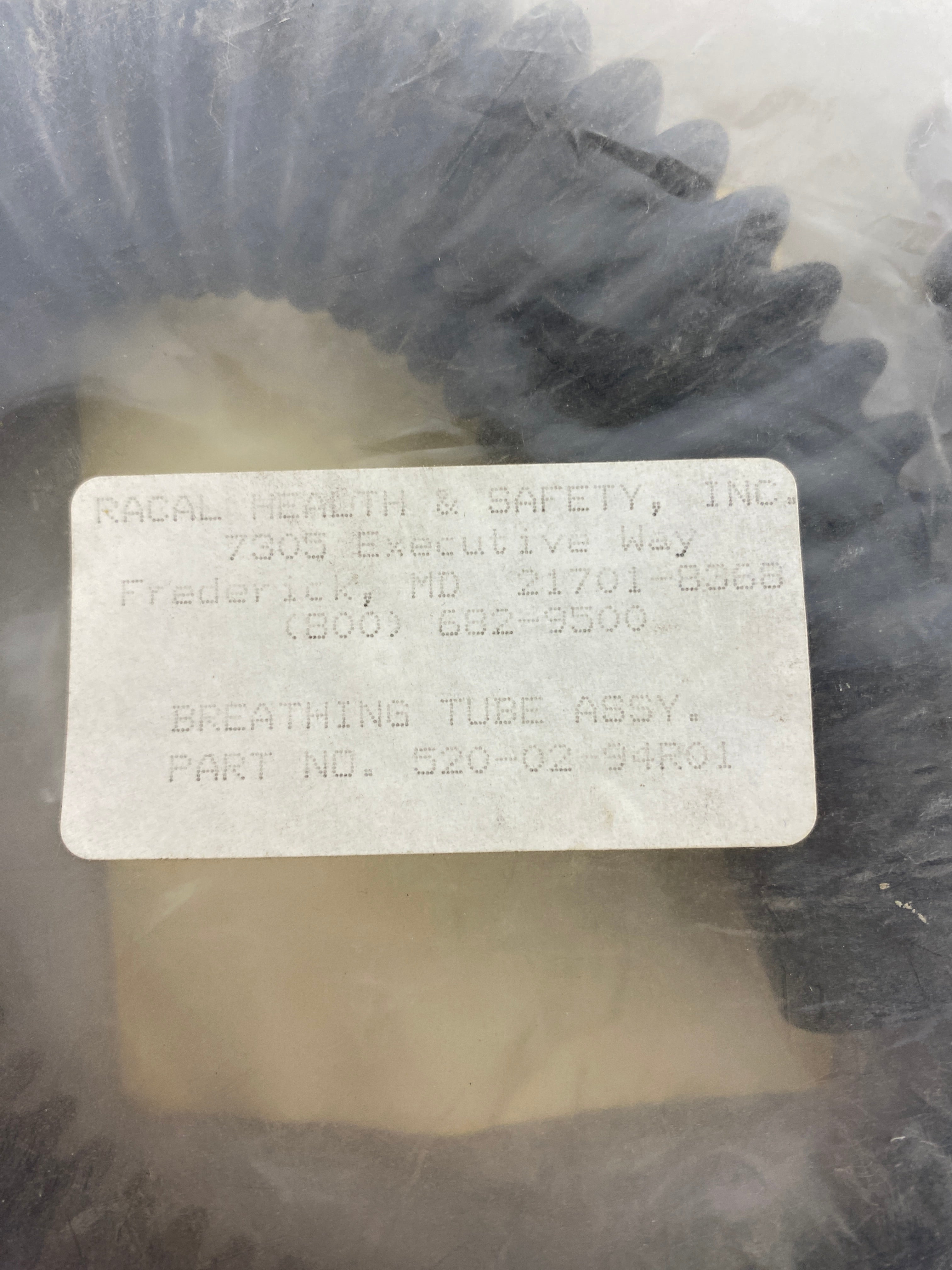 Racal Health and Safety Inc #520-02-94ROL Breathing Tube Pack of 10