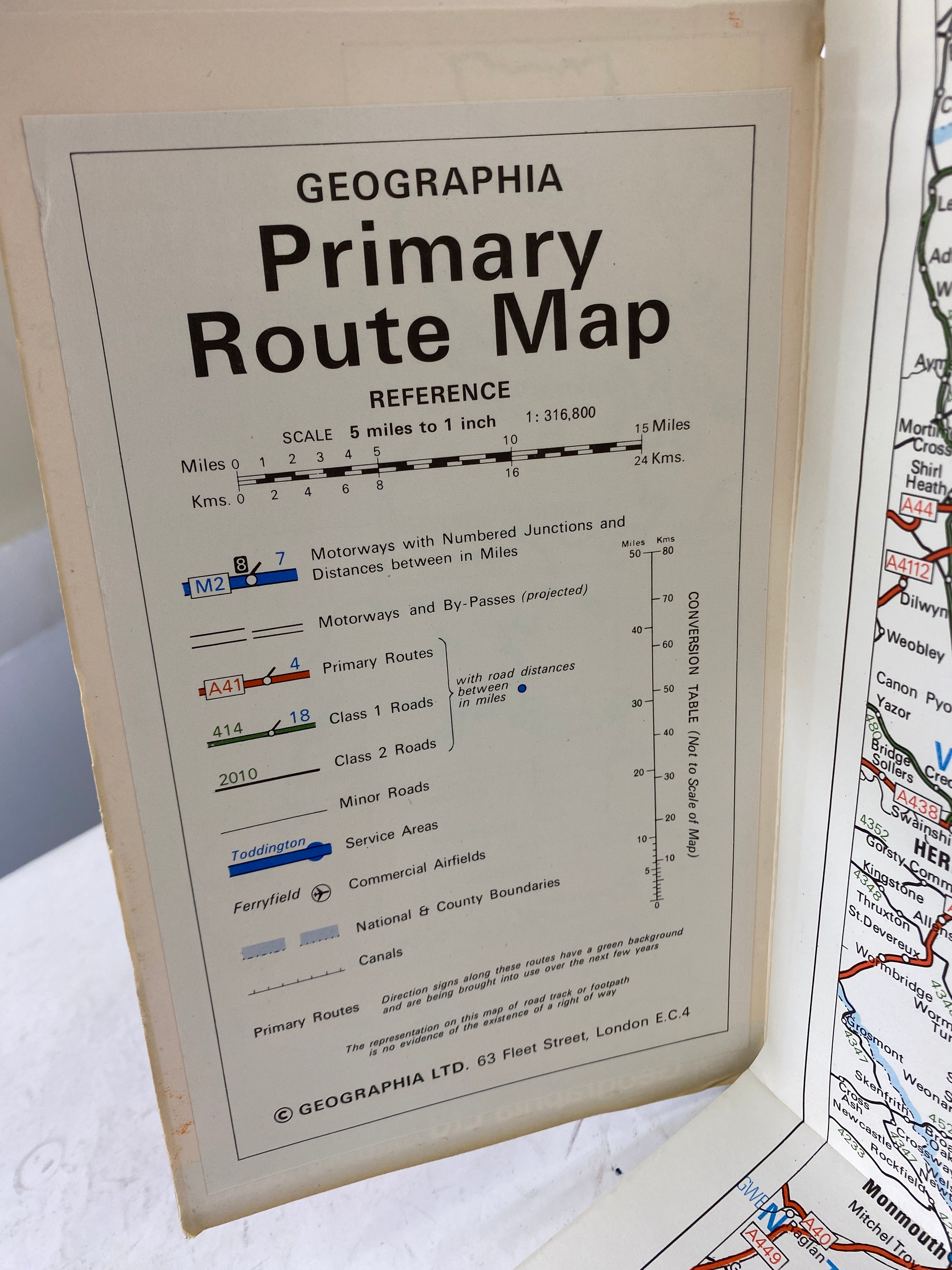 3 London Maps: 100 Miles Around London/BTA London Map/Nicholson's London Map