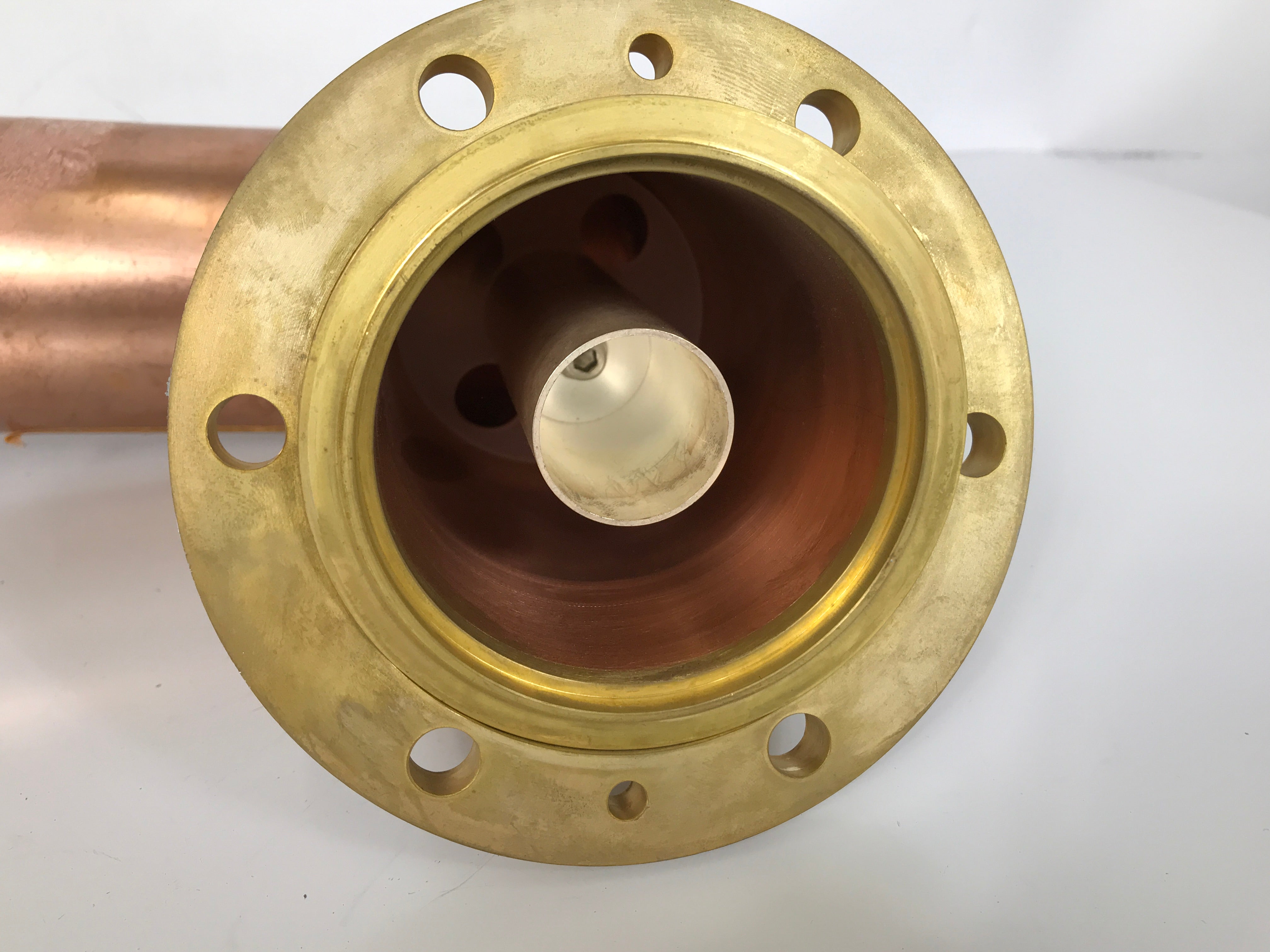 Mega 3 1/8" Copper Transmission Line Coaxial Elbow