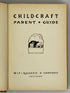 7 Childcraft Volumes incl Parent Guide 1934-1935 Vintage HC