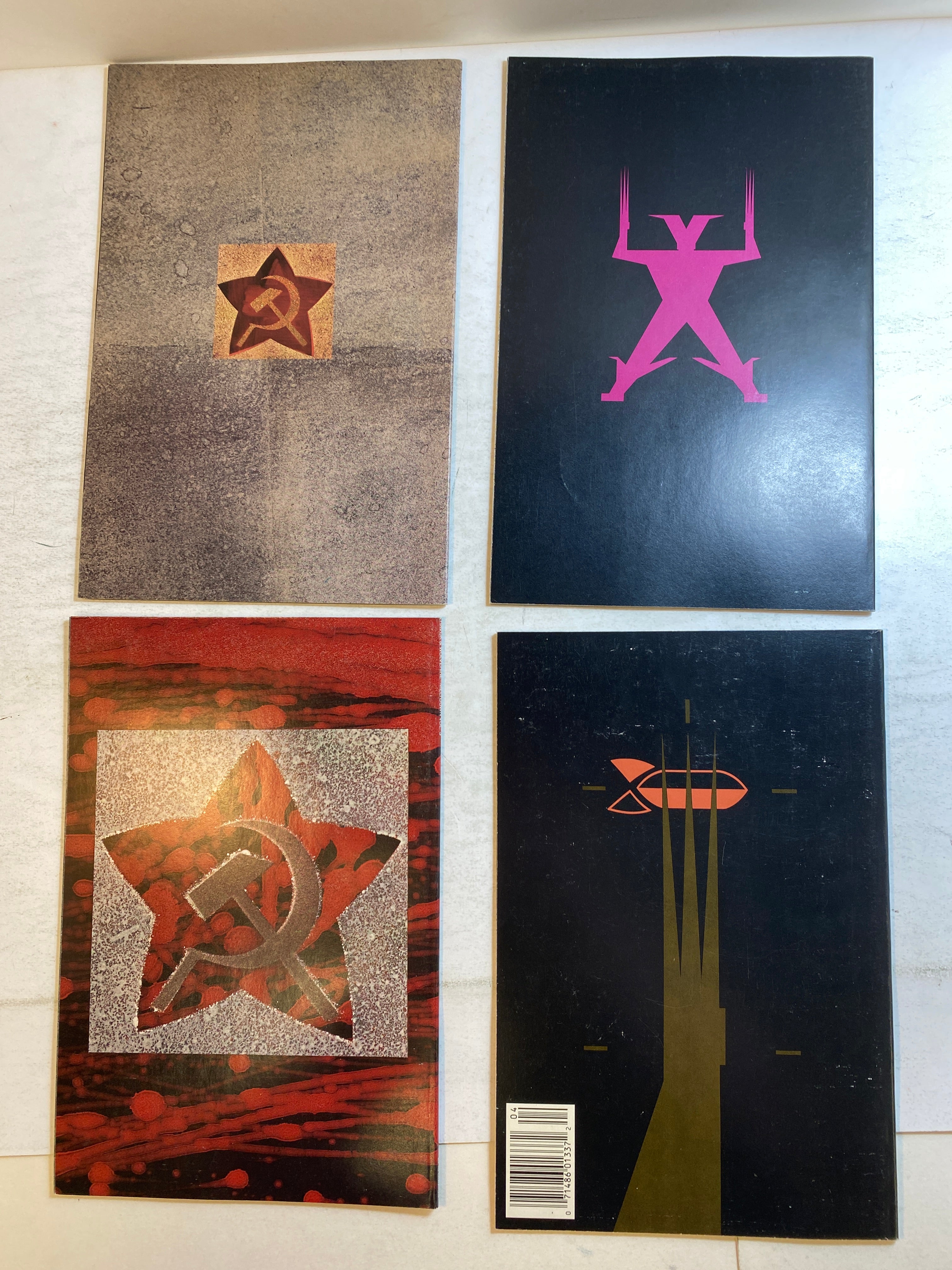 Set of 4 Havok and Wolverine Meltdown Marvel Comics 1988-1989