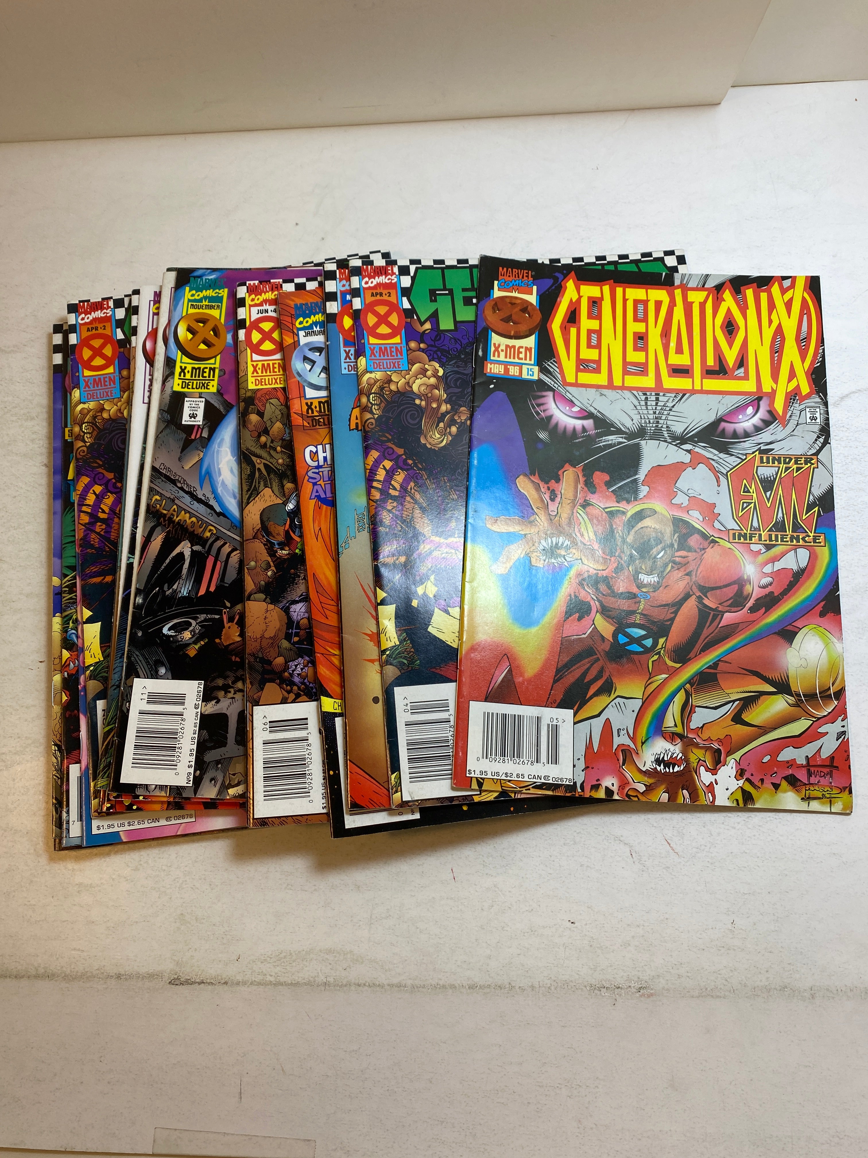 Lot of 17 Generation X Marvel Comics 1995-1997