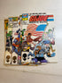Lot of 5 GI Joe Order of Battle/Yearbook Marvel Comics 1986-1987