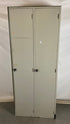 Light Grey Metal 2 Door Cabinet