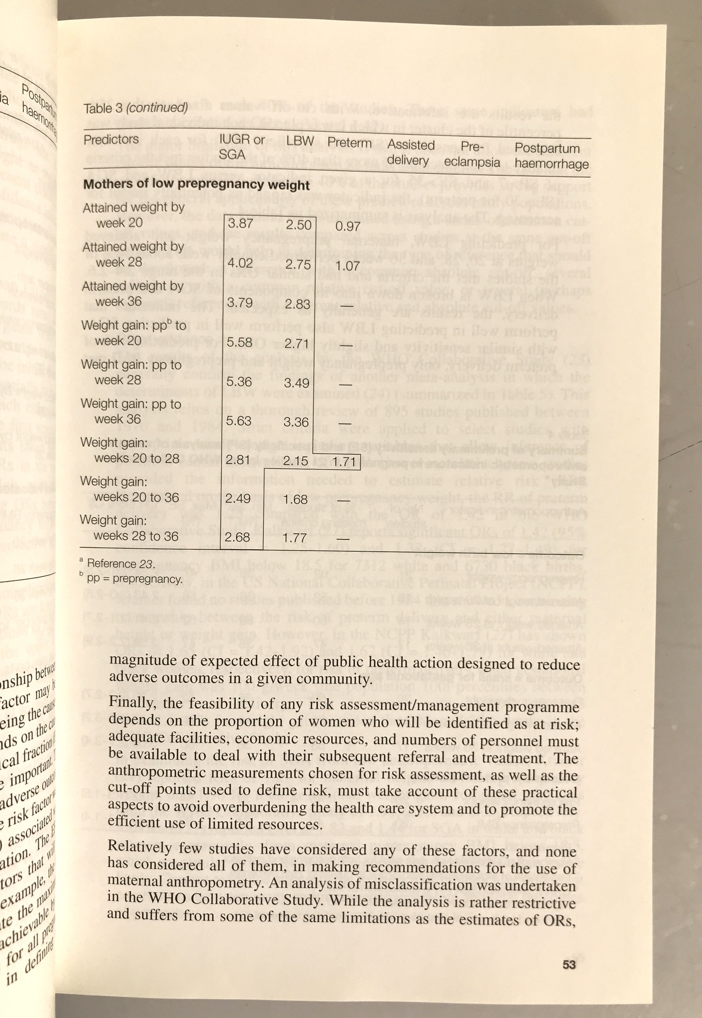 WHO Technical Report Series Physical Status: The Use and Interpretation of Anthropometry 1995 SC