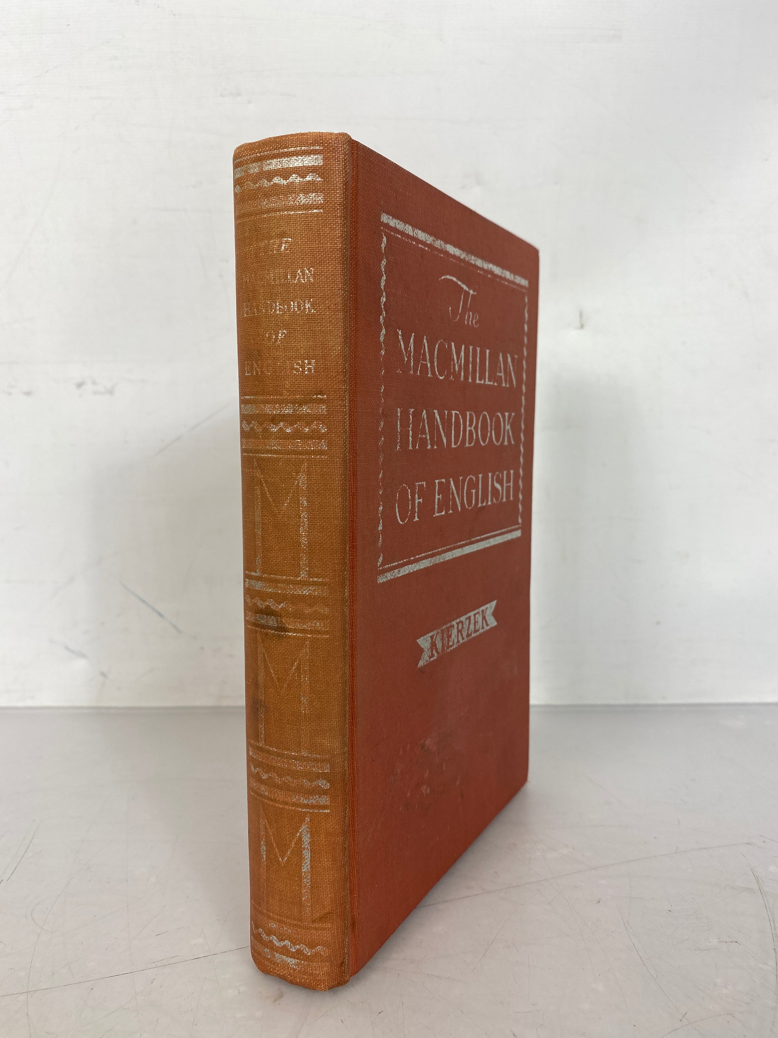 The MacMillan Handbook of English by John Kierzek Fourth Printing 1940 HC