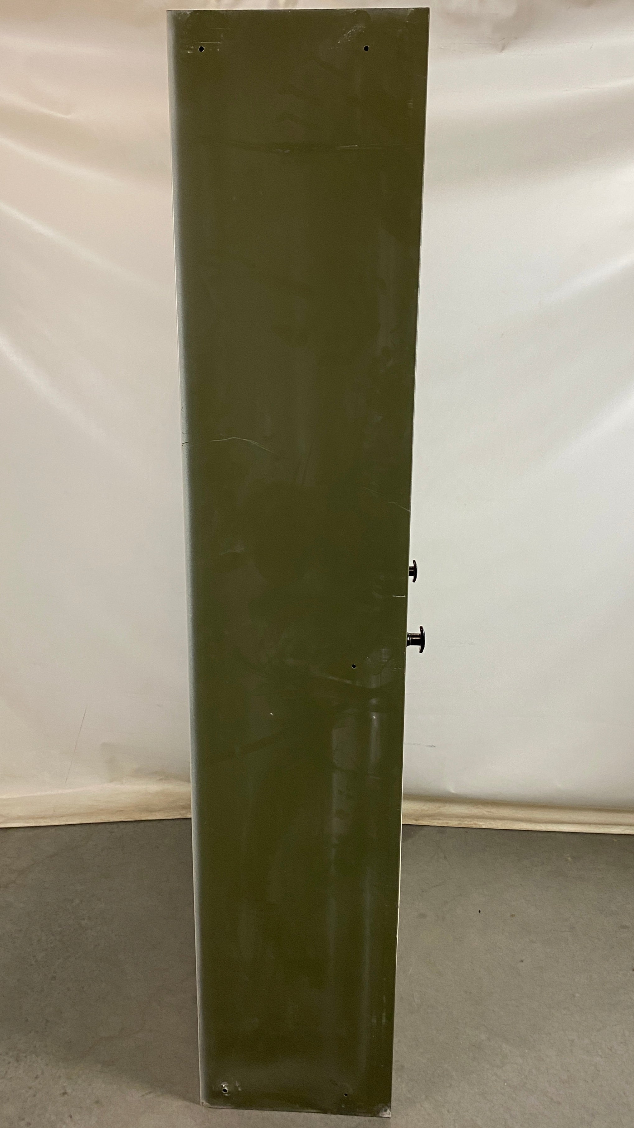 Light Grey Metal 2 Door Cabinet